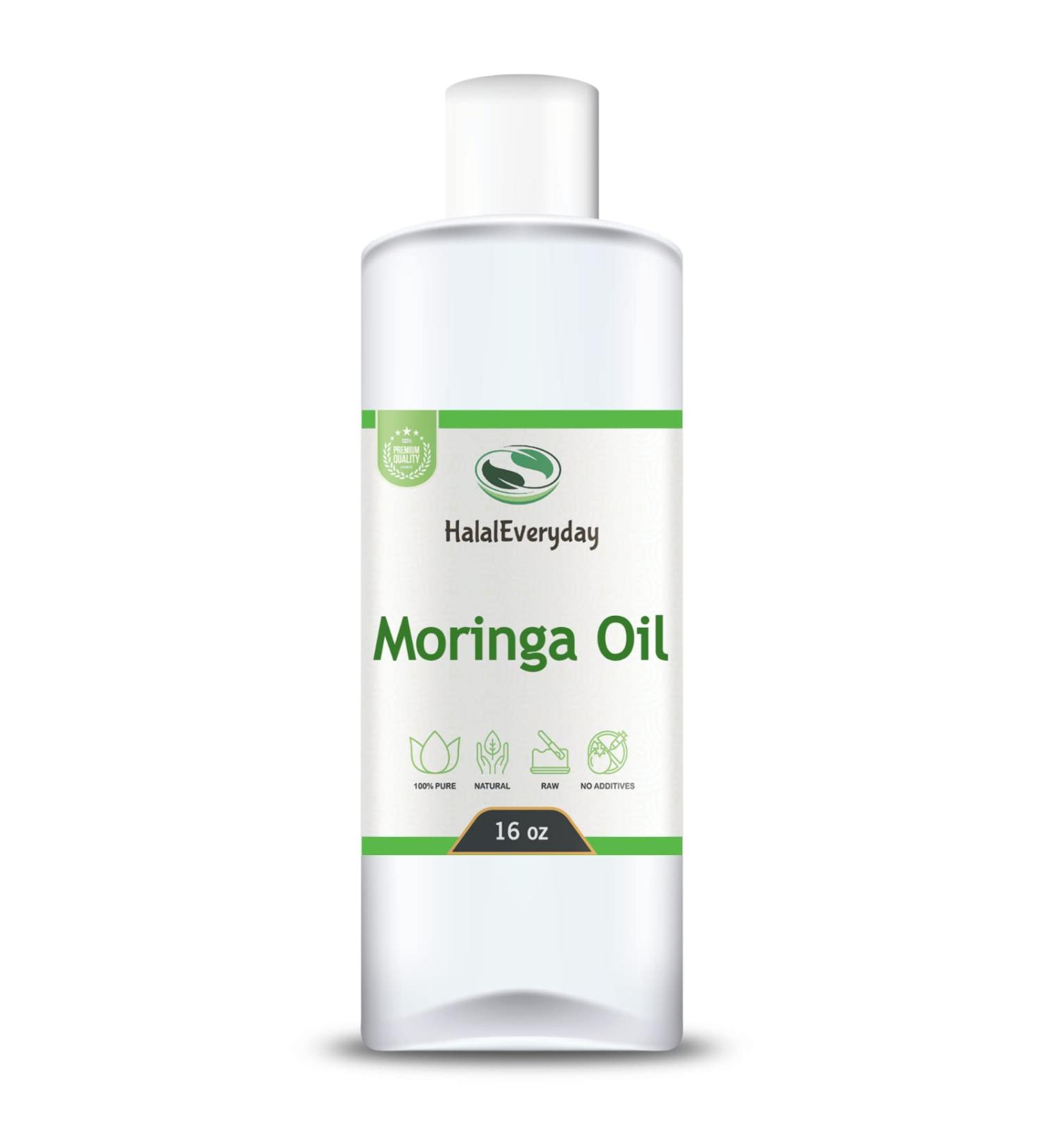 Moringa Oil - 100% Pure Natural Unrefined Virgin Organic | Cosmetic & Food Grade | For Skin Body Hair & Face (16 oz.) - Buy Online on GoSupps.com