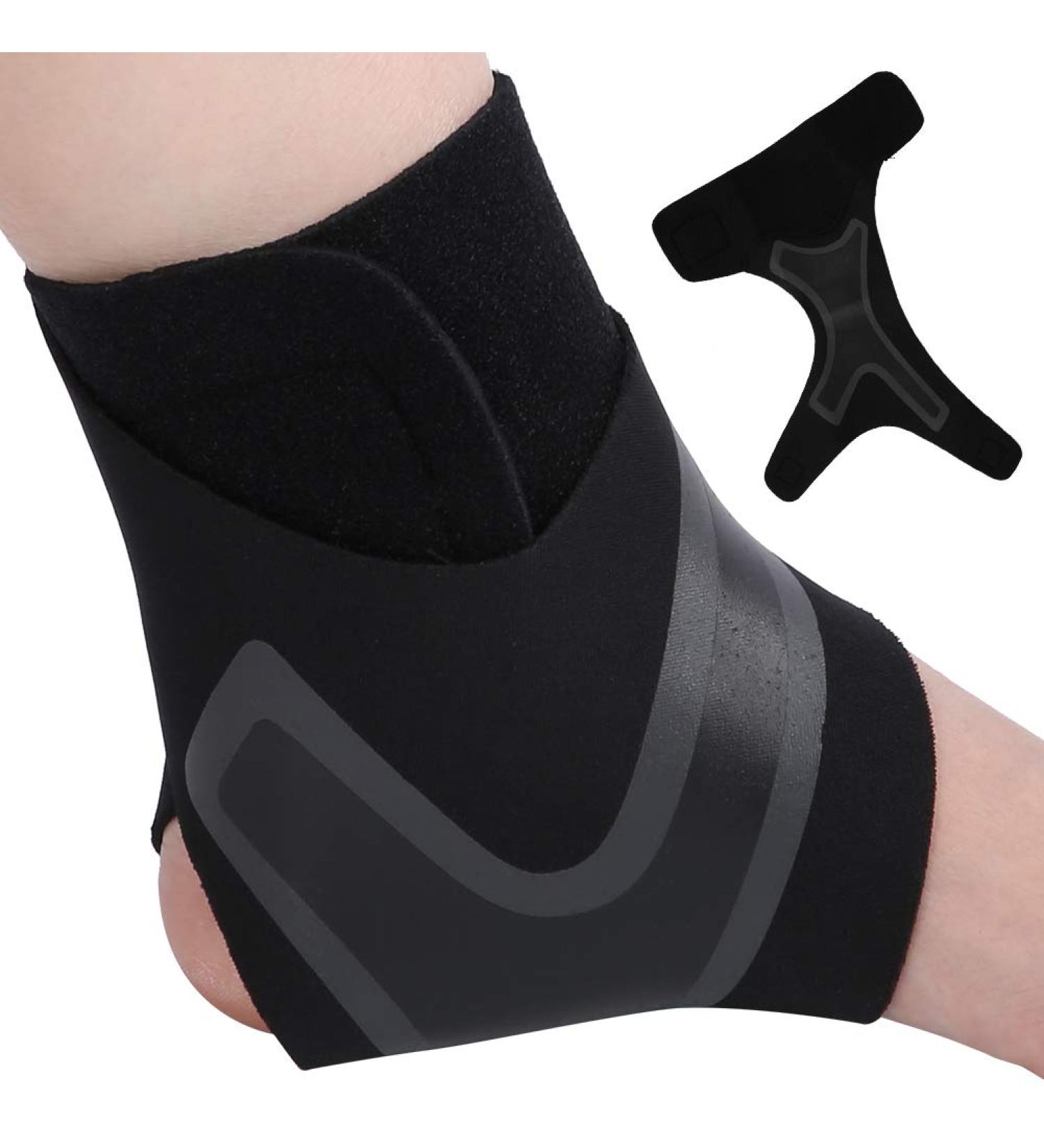 Keenso Compression Support Sleeve for Left Foot - Breathable Ankle Wrap for Sports Climbing Riding & Basketball - Black XL Protective Gear - Buy Online on GoSupps.com