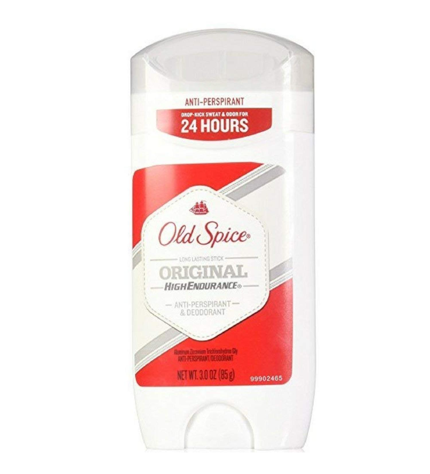 Old Spice High Endurance Anti-Perspirant & Deodorant Original 3 oz (Pack of 10)