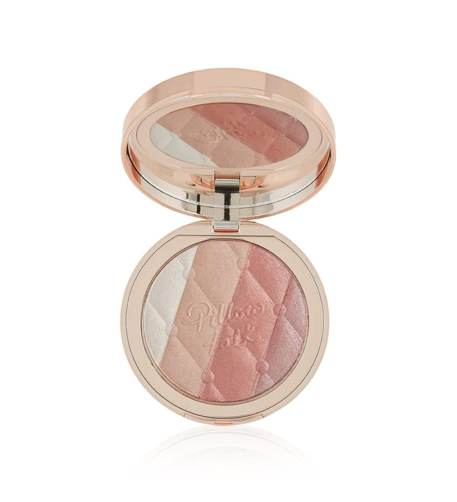 Charlotte Tilbury Pillow Talk Multi-Glow Beautifying All Over Glow Highlighter - Romance Light Pink 1 Count (Pack of 1)