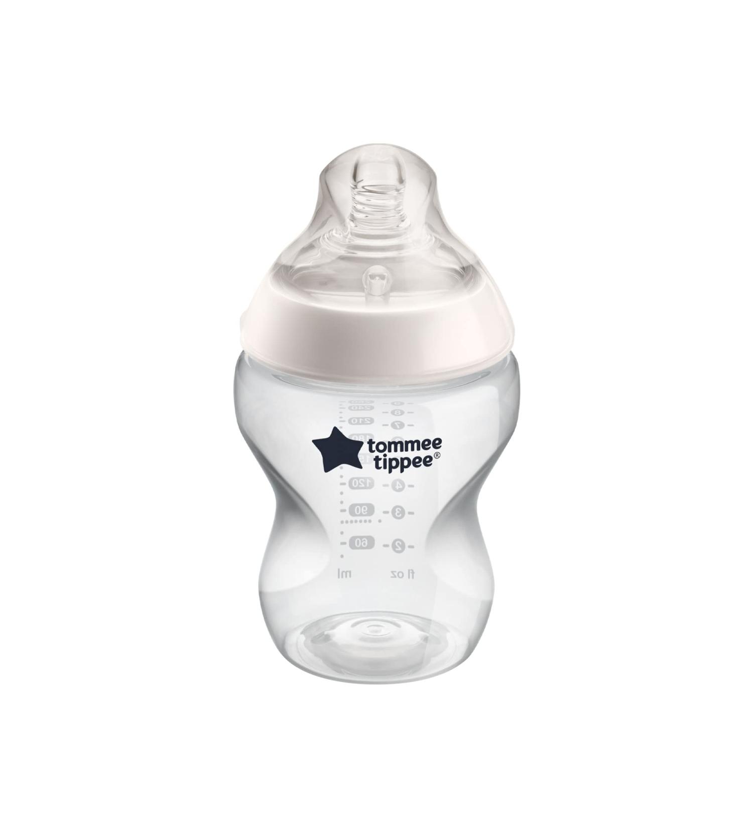 Tommee Tippee Closer to Nature Clear Bottle 260ml - Non Decorated - Buy Online on GoSupps.com