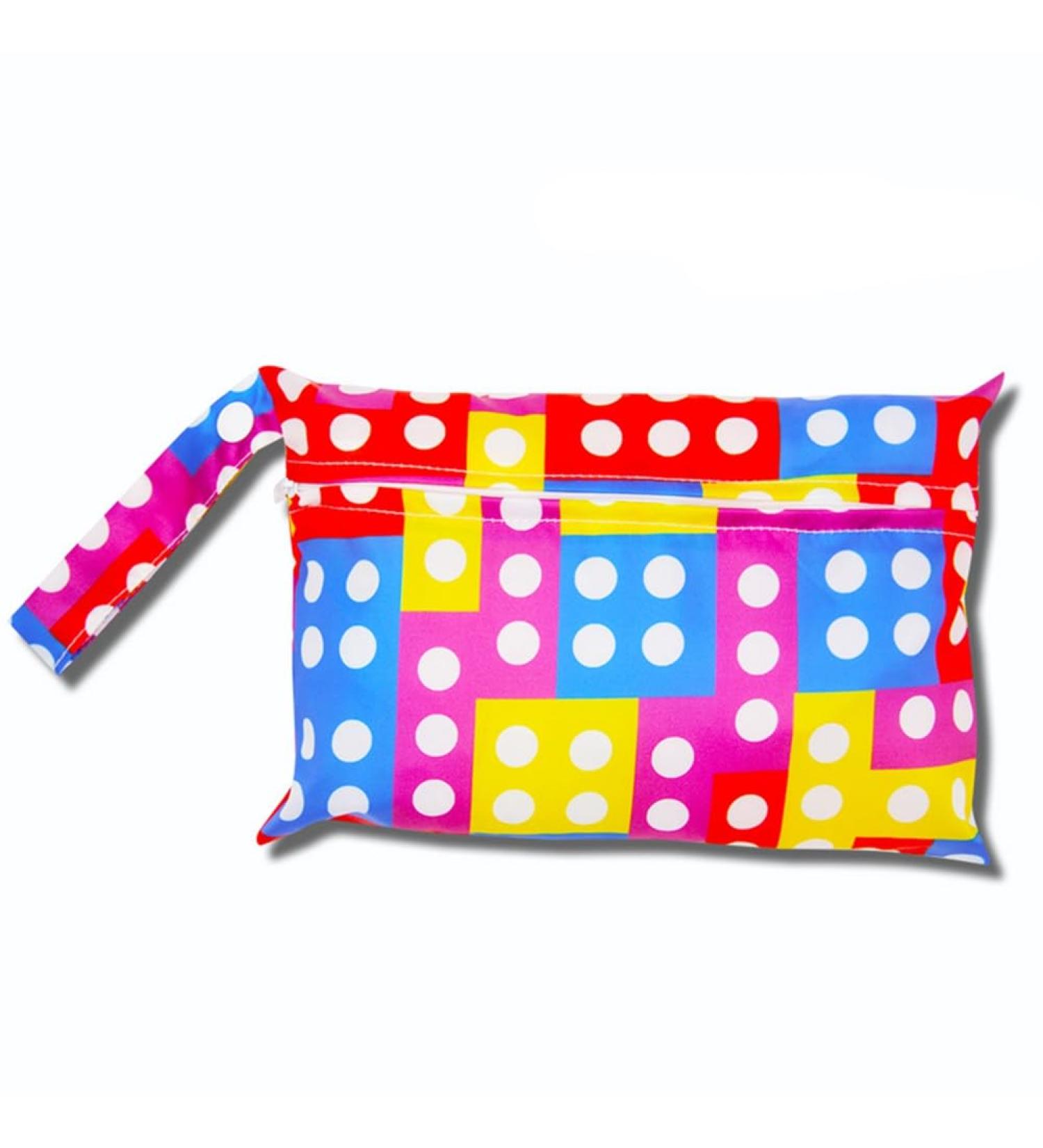 Qiantull Mini Diaper Bag | Waterproof Animal Pattern Wet/Dry Organizer | 22x15cm Travel & Beach Bags - Buy Online on GoSupps.com