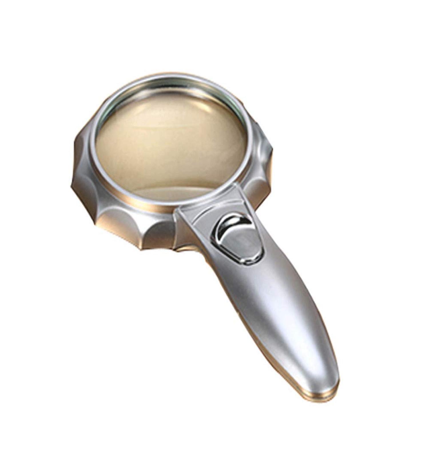 Magnifying Glasses Educational Hobby Magnifiers with Light 75Mm Hd Handheld Reading Aids Magnifiers 6 Led Eye Protection Gift Comfortable Anniversary - Buy Online on GoSupps.com