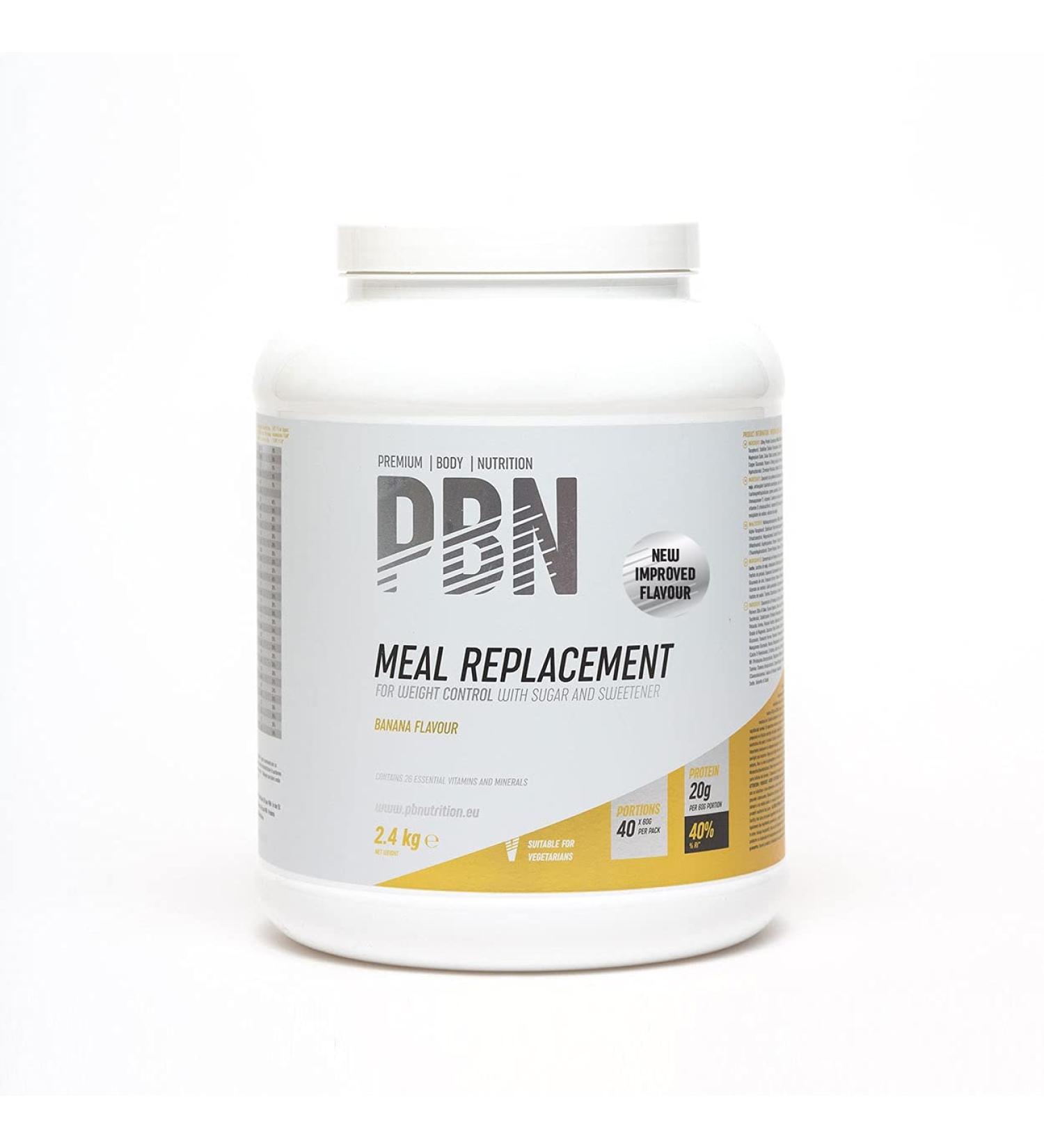 PBN - Premium Body Nutrition Meal Replacement Banana 2.4kg New Improved Flavor - Buy Online on GoSupps.com