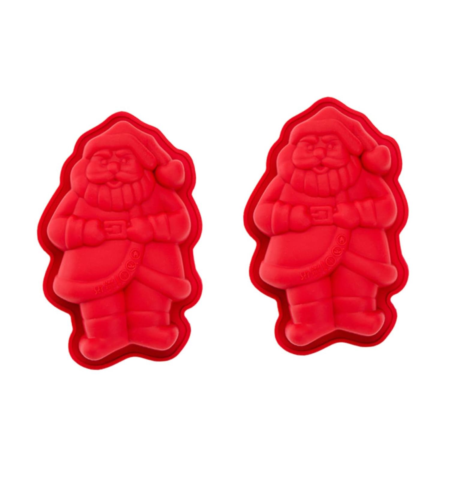 PRETYZOOM 2 pcs Moulds Molds Biscuit Baking Cartoon DIY Mold Silicone Mould Themed Food Cake Dessert Adorable 18.2X11.5X3CM As Shown - Buy Online on GoSupps.com