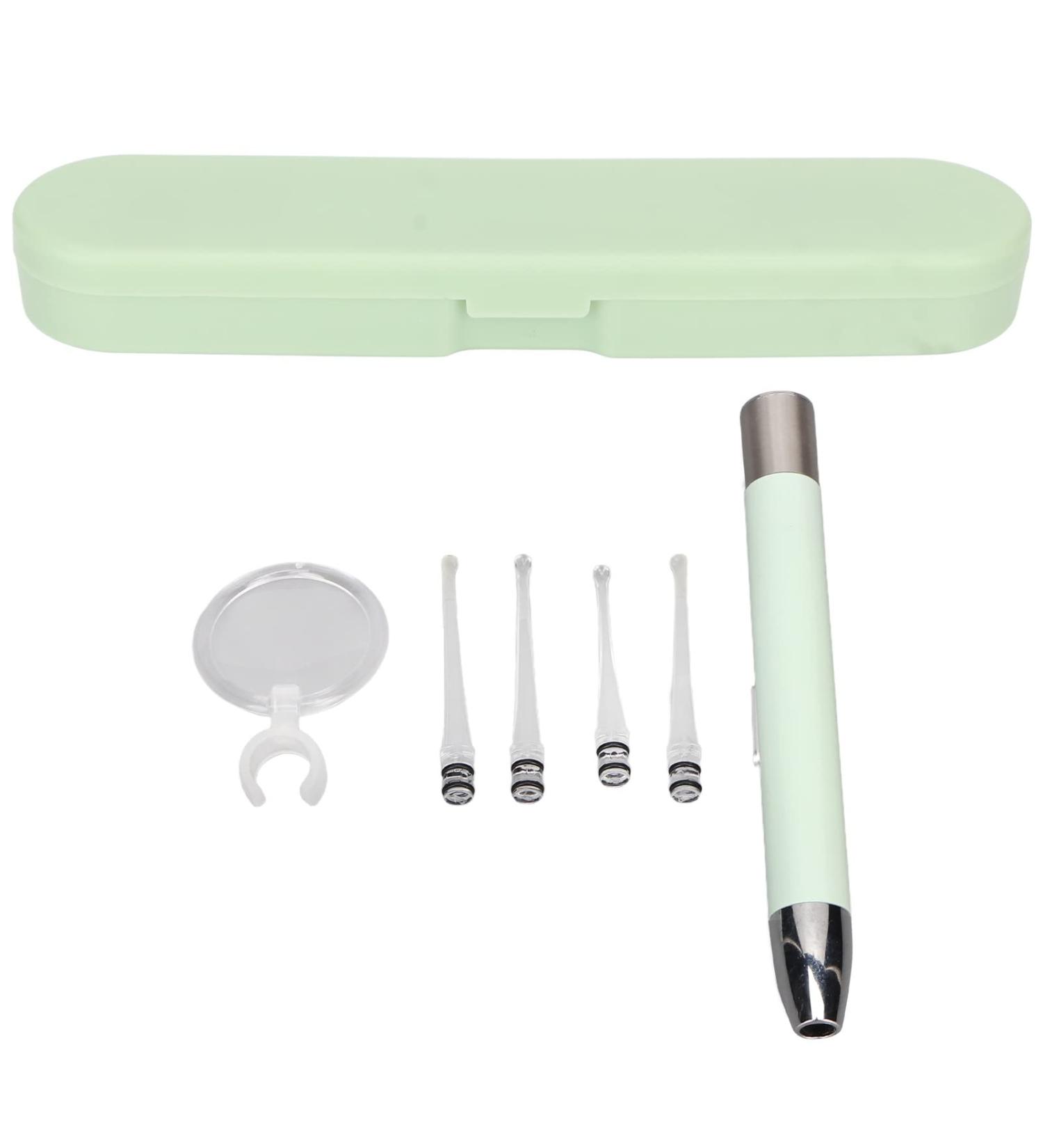 LED Dual Light Ear Checking Penlight for Ear Wax Removal with 4 Tips - Portable and Comfortable - Buy Online on GoSupps.com
