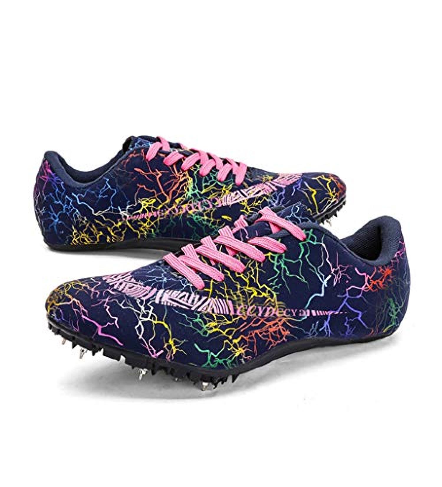 Lightweight Professional MABEIBEI Track Spike Running Shoes - Black (Unisex) - Buy Online on GoSupps.com