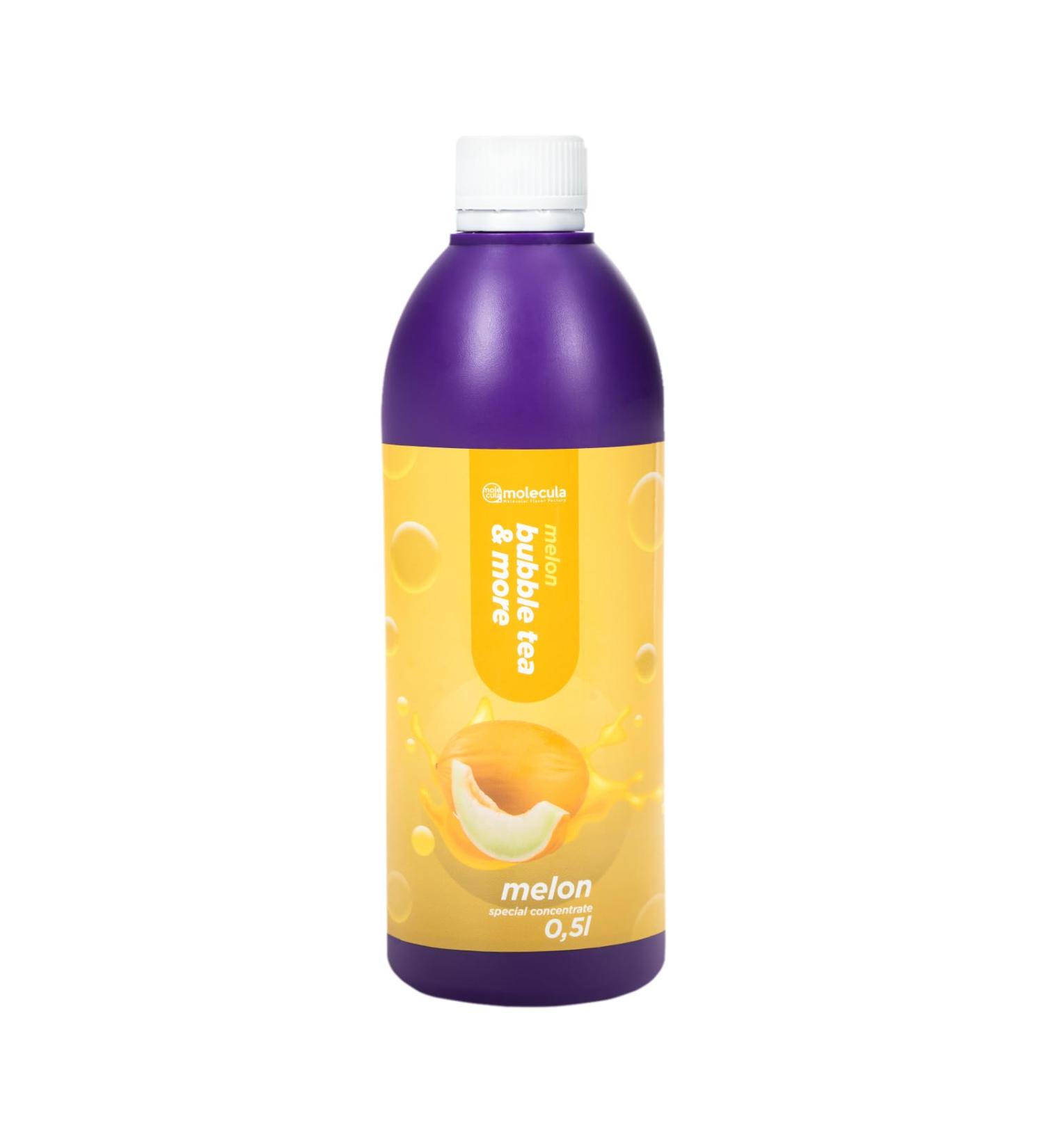 Melon Bubble Tea Syrup 500ml | 100% Vegan & Gluten-Free | Natural Fruit Syrup for Desserts & Beverages - Buy Online on GoSupps.com