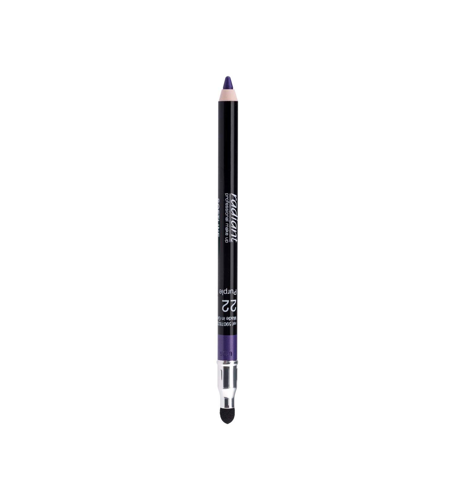 Radiant Professional Softline Waterproof Eye Pencil - Long Lasting Smoky Eye Liner in Purple (22) - Buy Online on GoSupps.com