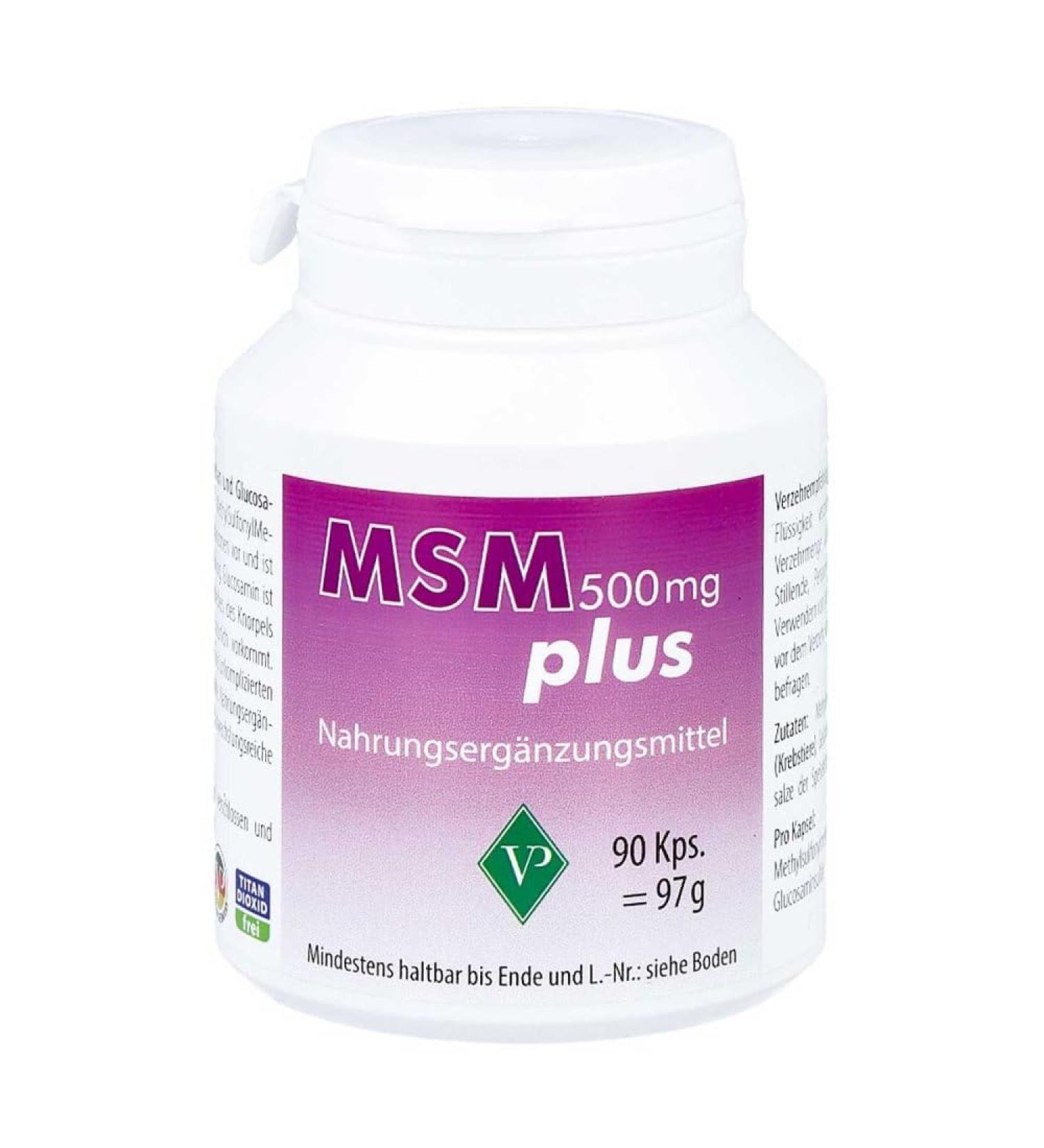 Buy MSM 500 mg Plus Capsules | Premium Quality for Pain Relief & Joint Health - Fast International Shipping - Buy Online on GoSupps.com