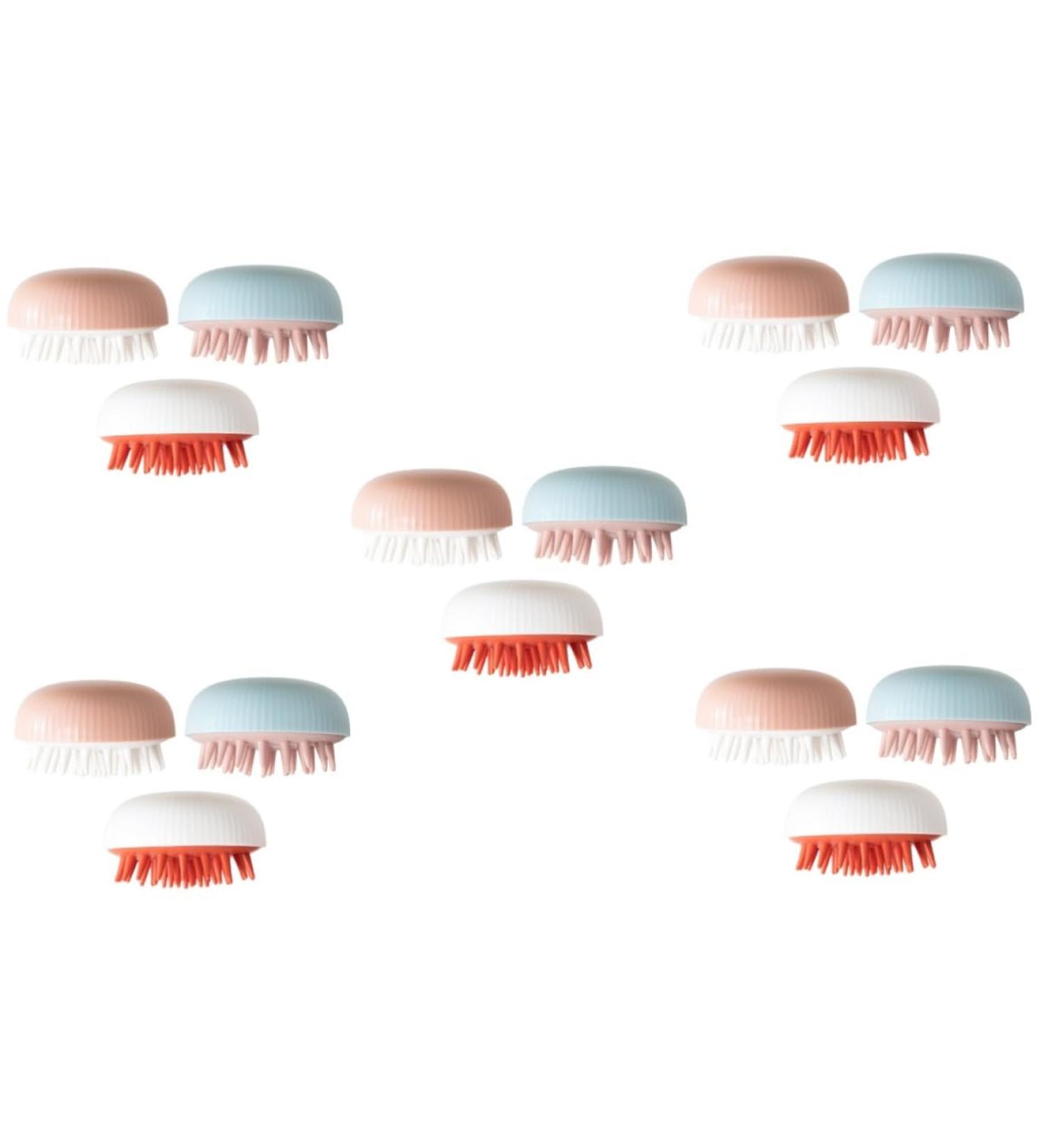 Beaupretty 15 Stk Silicone Shampoo Brush & Scalp Massager - Dual Purpose Hair Accessories for Cleaning & Massage - Buy Online on GoSupps.com