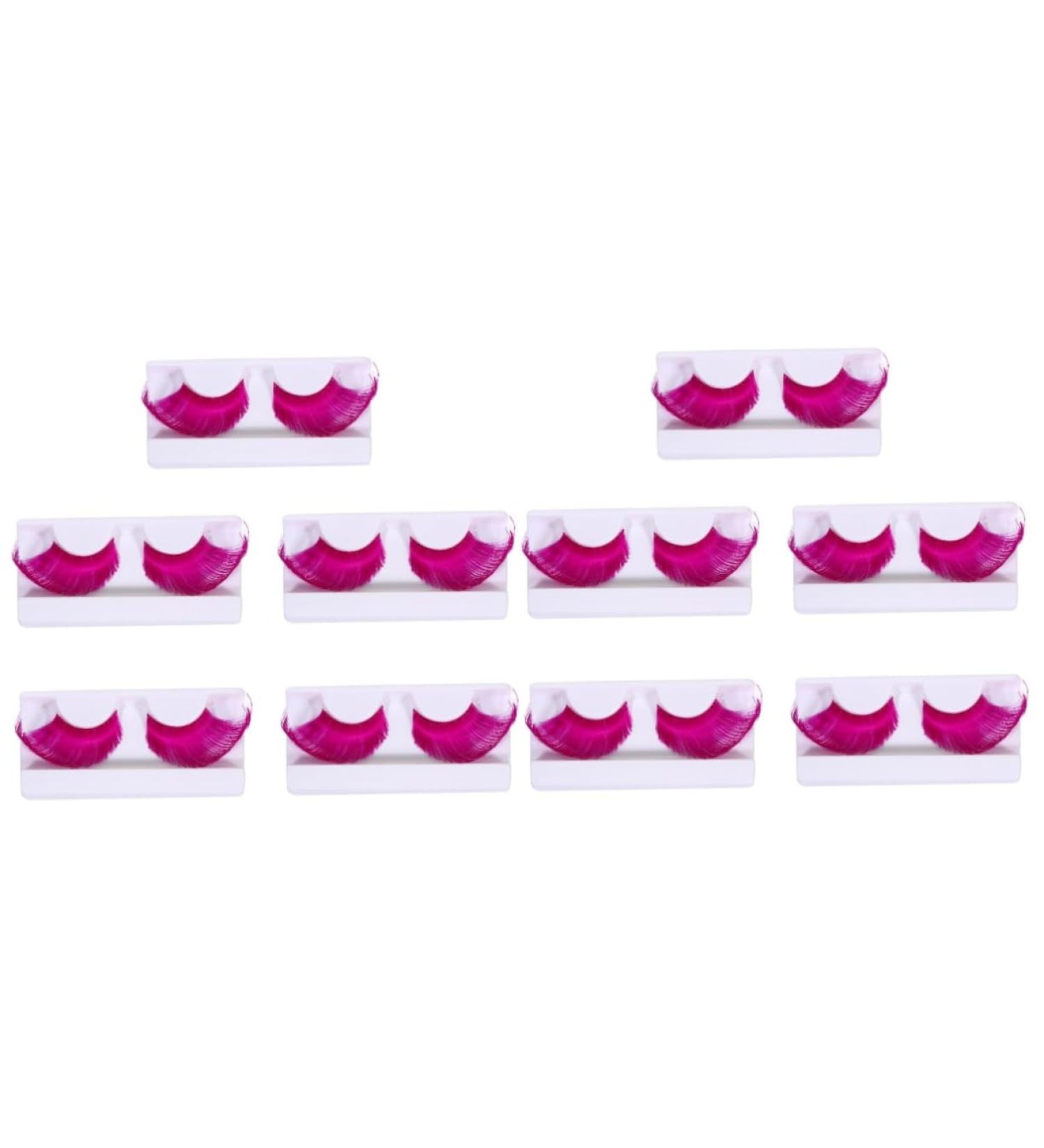 Didiseaon 10 Pairs Halloween Extra Long False Eyelashes Party Lashes. Makeup Mascara Fancy Fake Eyelashes Halloween Eyelashes Halloween Lashes Curly Girl Dense Dance Costume Chemical Fiber - Buy Online on GoSupps.com