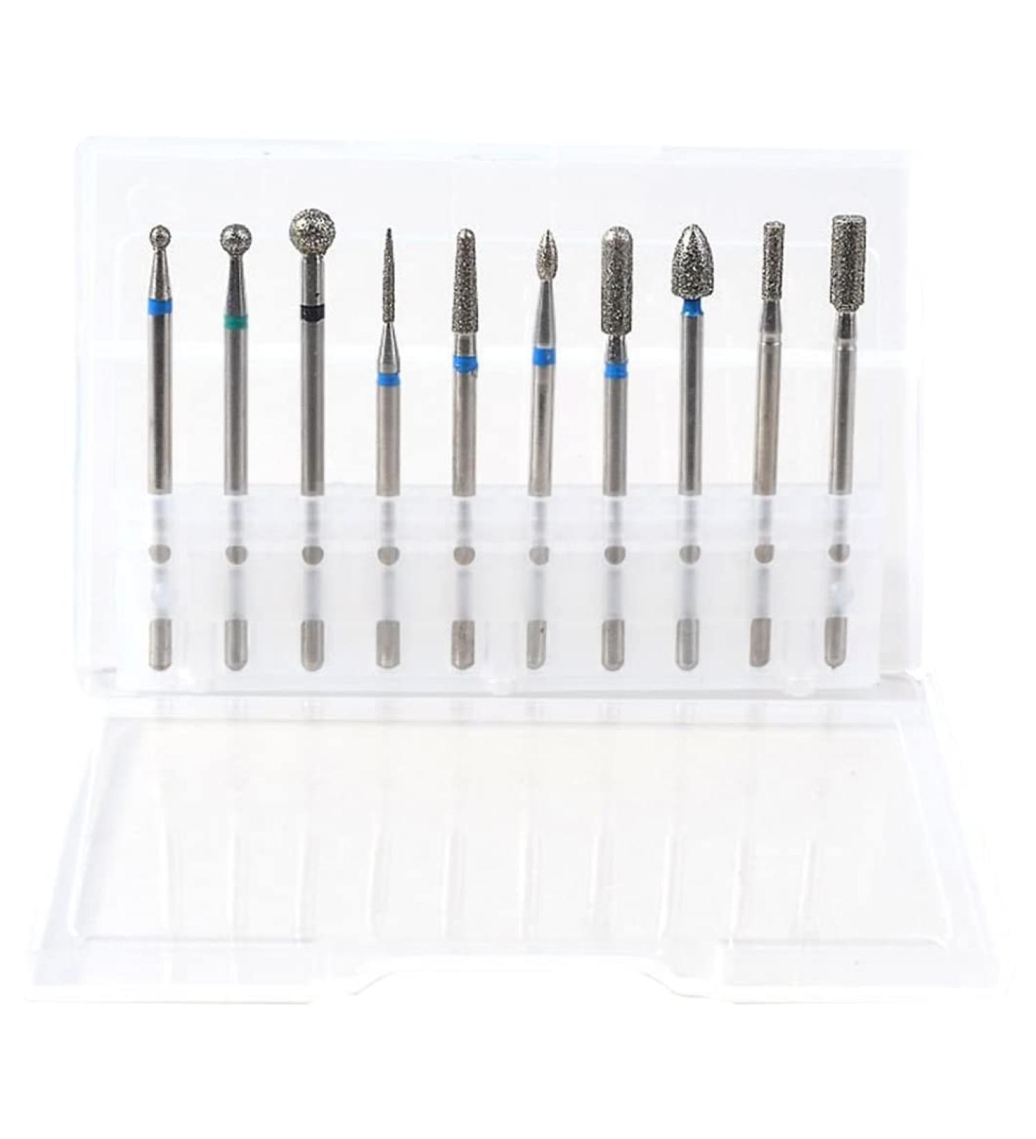 Nail Drill Heads Grinding Set Rotate Milling Cutter Manicure Pedicure Portable Tools for Exfoliating Grinding Polishing Nail Removing(C) - Buy Online on GoSupps.com
