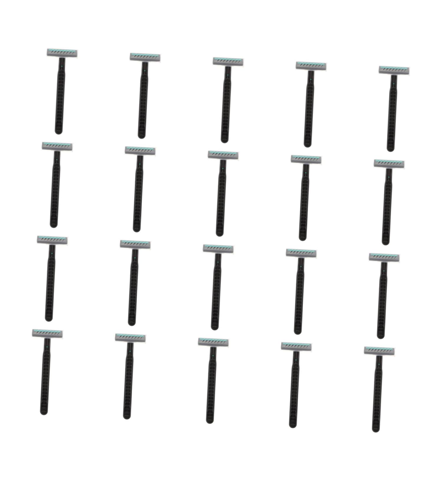 PopetPop 20 Pack Disposable Razors - Comfortable & Portable Bikini & Men's Hairdresser Razors for Travel - Buy Online on GoSupps.com