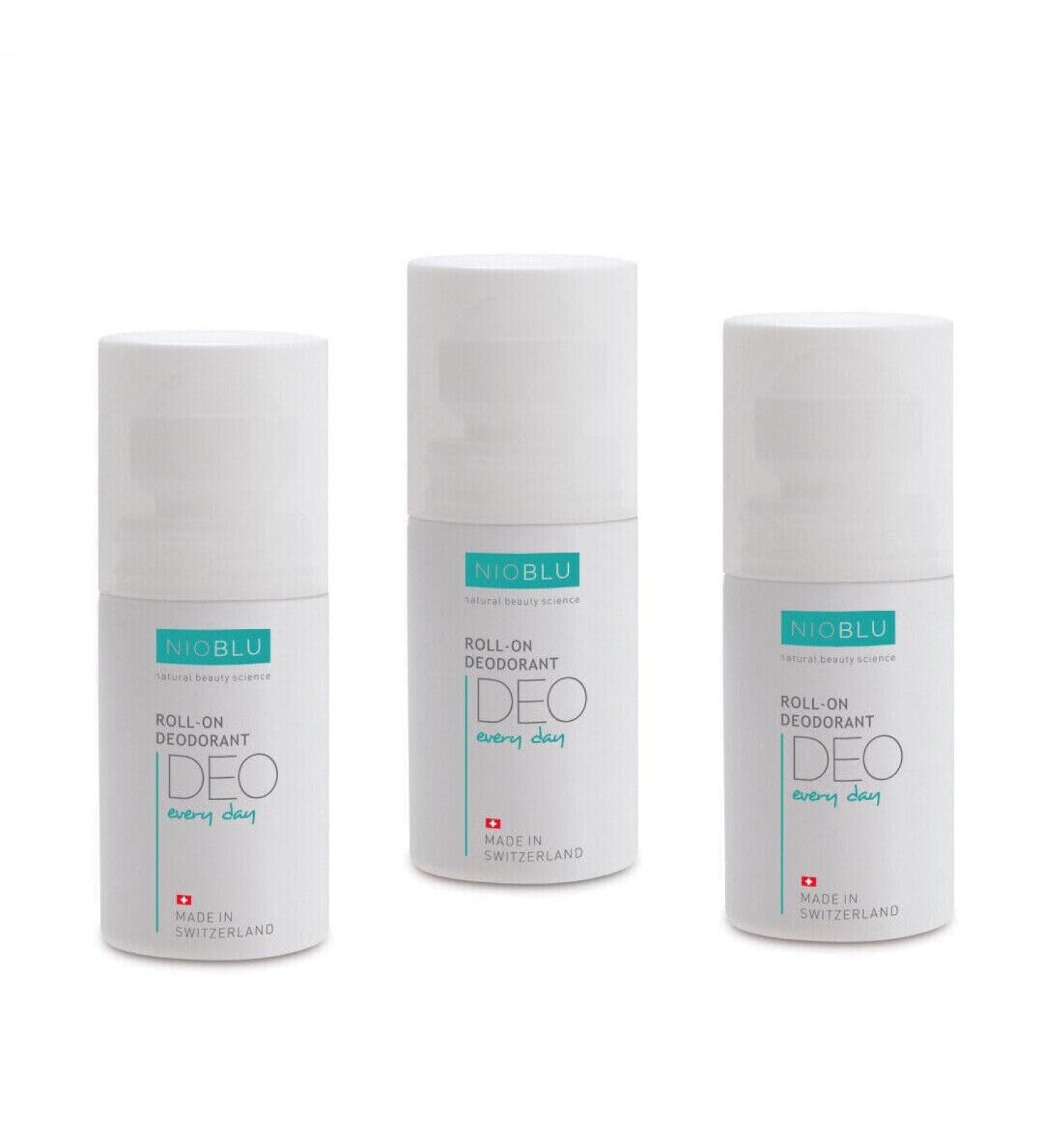  Generisch NIOBLU Pack of 3 roll-on deodorants 50 ml - Buy Online on GoSupps.com