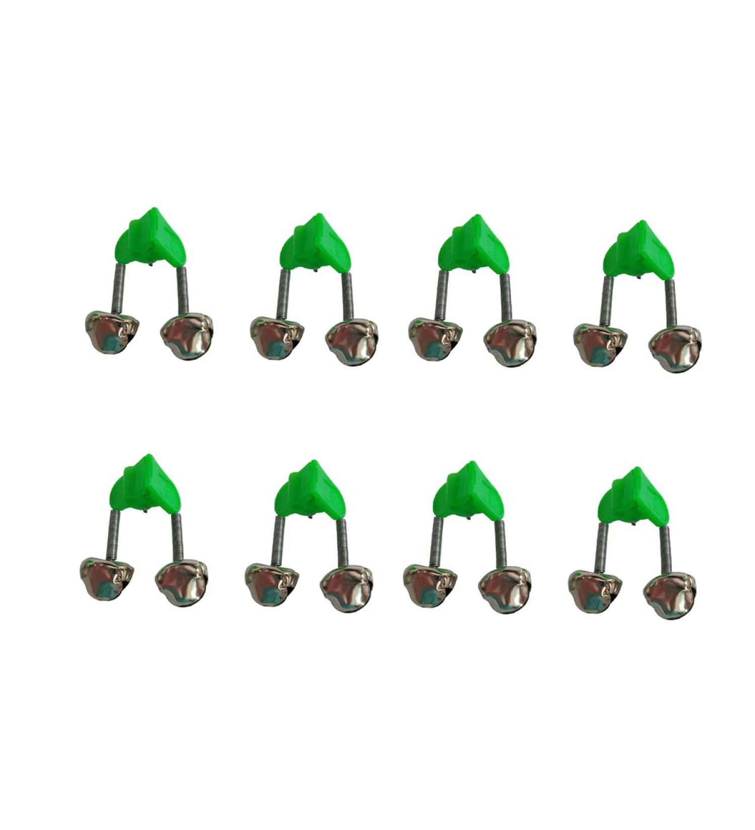 ZYYC 8 Pcs Dual Alert Fishing Rod Alarm Bells - Extra Loud Plastic Clip-On Alert for Sea Rods - Buy Online on GoSupps.com