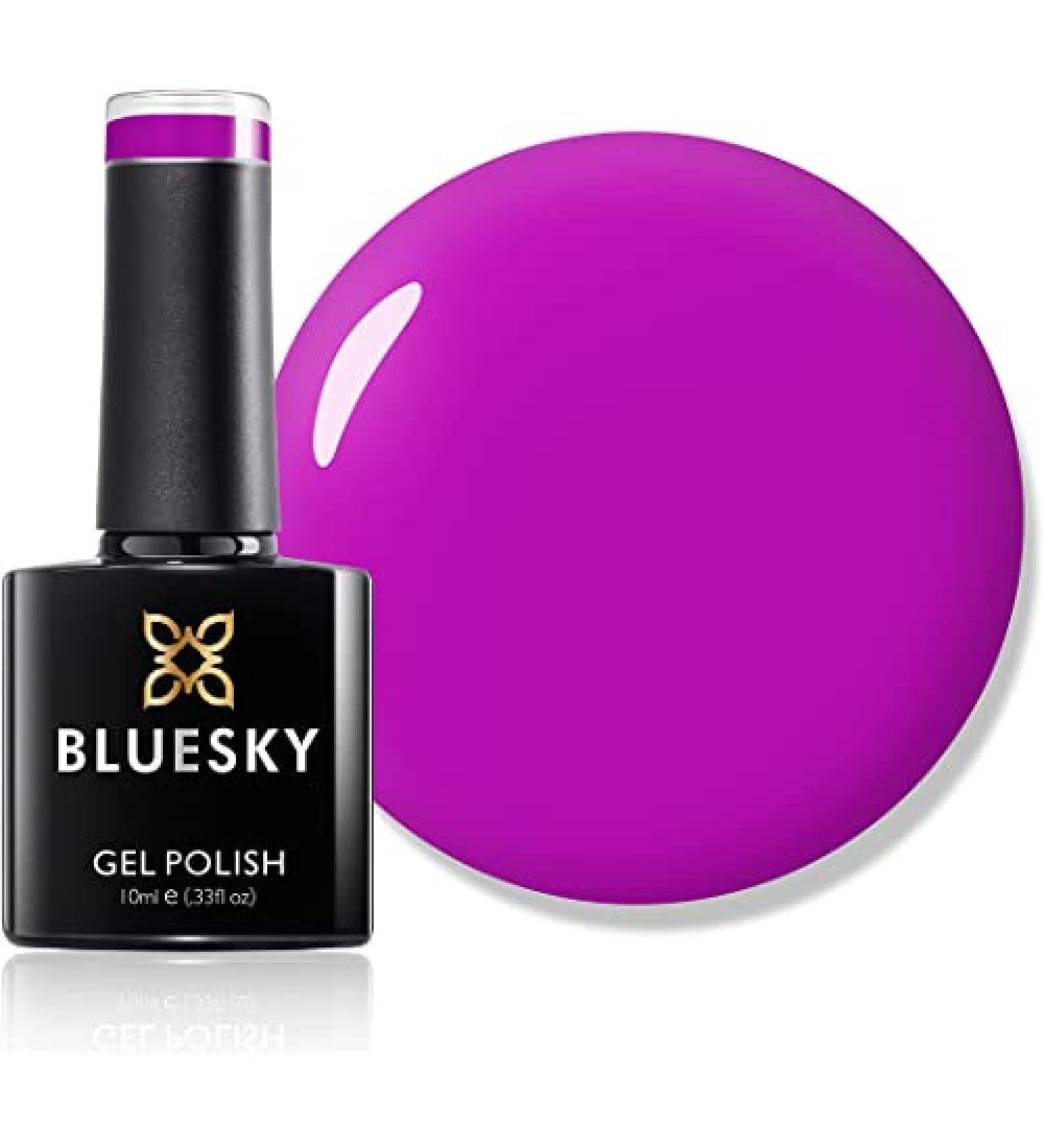 Bluesky Gel Nail Polish Purple Orchid A065 Bright Fuchsia Pink Long Lasting Chip Resistant 10 ml (Requires Curing Under UV LED Lamp) - Buy Online on GoSupps.com