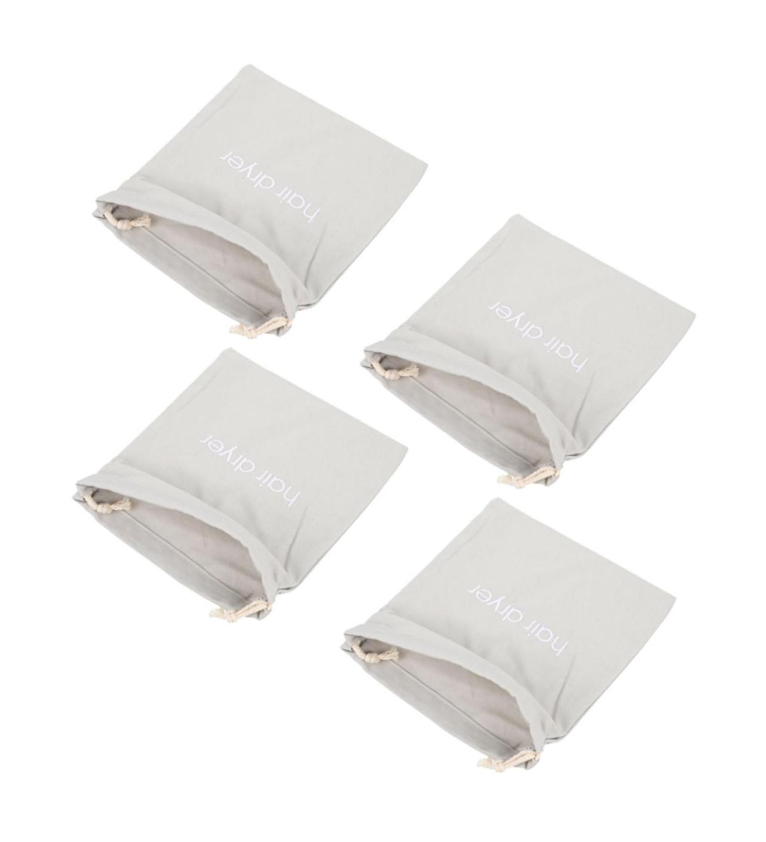 Beavorty 16 Pcs Hair Dryer Storage Bag Travel Tote Bags Cotton Drawstring Bag Hair Dryer Holders Hanging - Buy Online on GoSupps.com