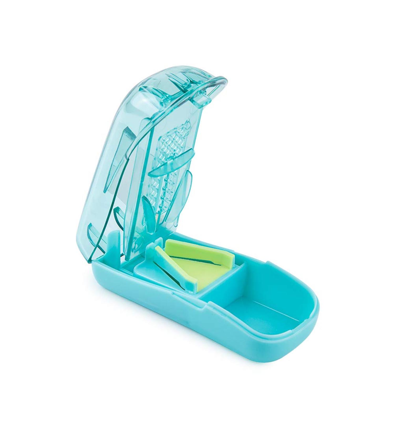 Pill Cutter for Small & Large Pills - Barhon Pill Splitter with Sharp Blade for Easy Cutting - Ideal for Vitamins, Tablets & Medicine - Buy Online on GoSupps.com