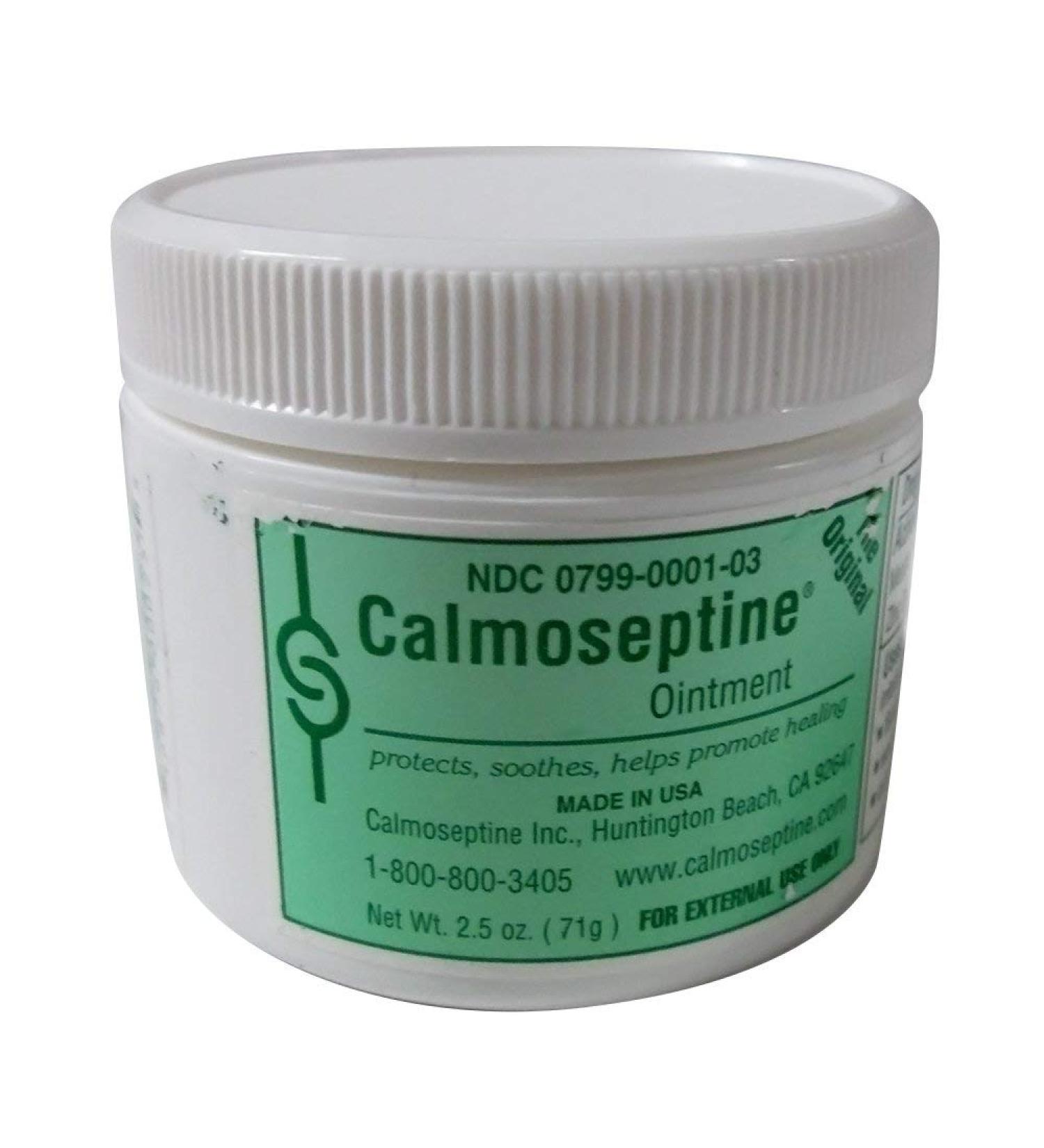 Calmoseptine Diaper Rash Ointment Jar - 2.5 Oz (Pack of 3)