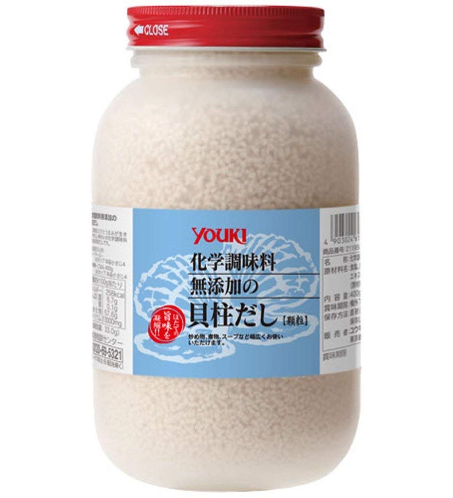 Youki Kaibashira Scallop Umami Dashi Powder (Additive-Free) - 14.1 Oz - Buy Online on GoSupps.com