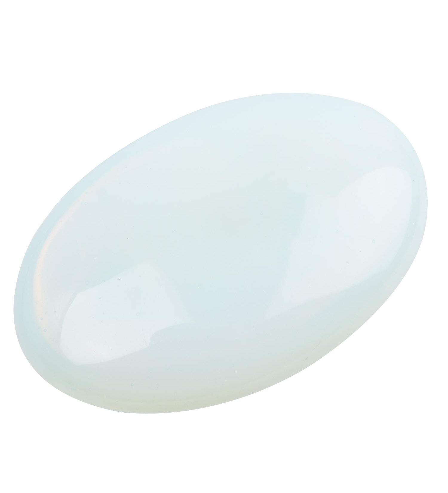 June&Ann Opalite Palm Stones - Healing Gemstone Therapy for Chakra Balancing - Buy Online on GoSupps.com