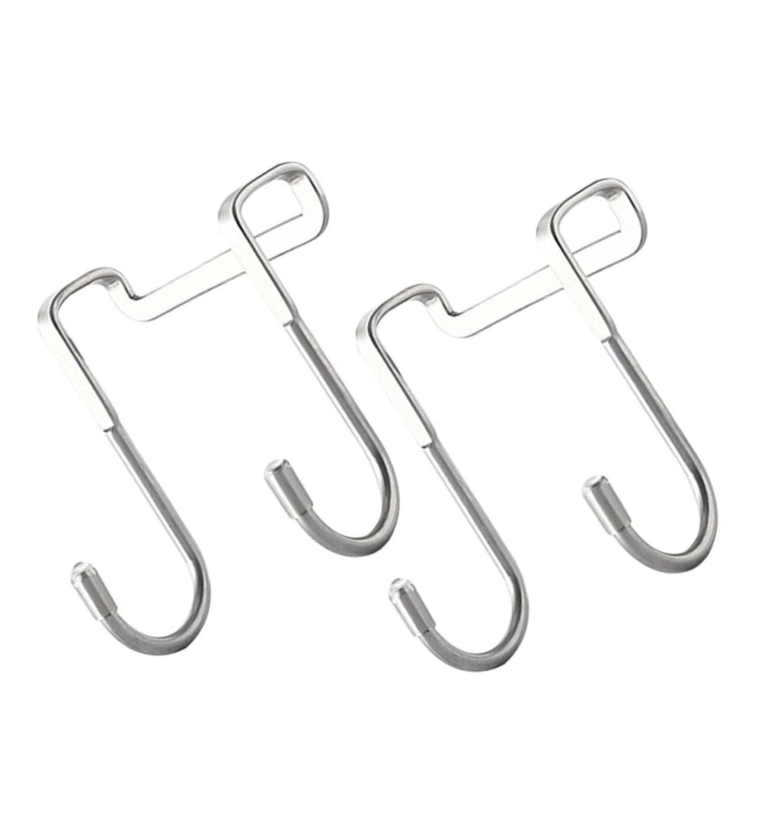 Alipis 2pcs Hook up Wreath Hanger Towel Rack Coat Hangers Clothes Hanging Hook Glass Door Coat Hook - Buy Online on GoSupps.com