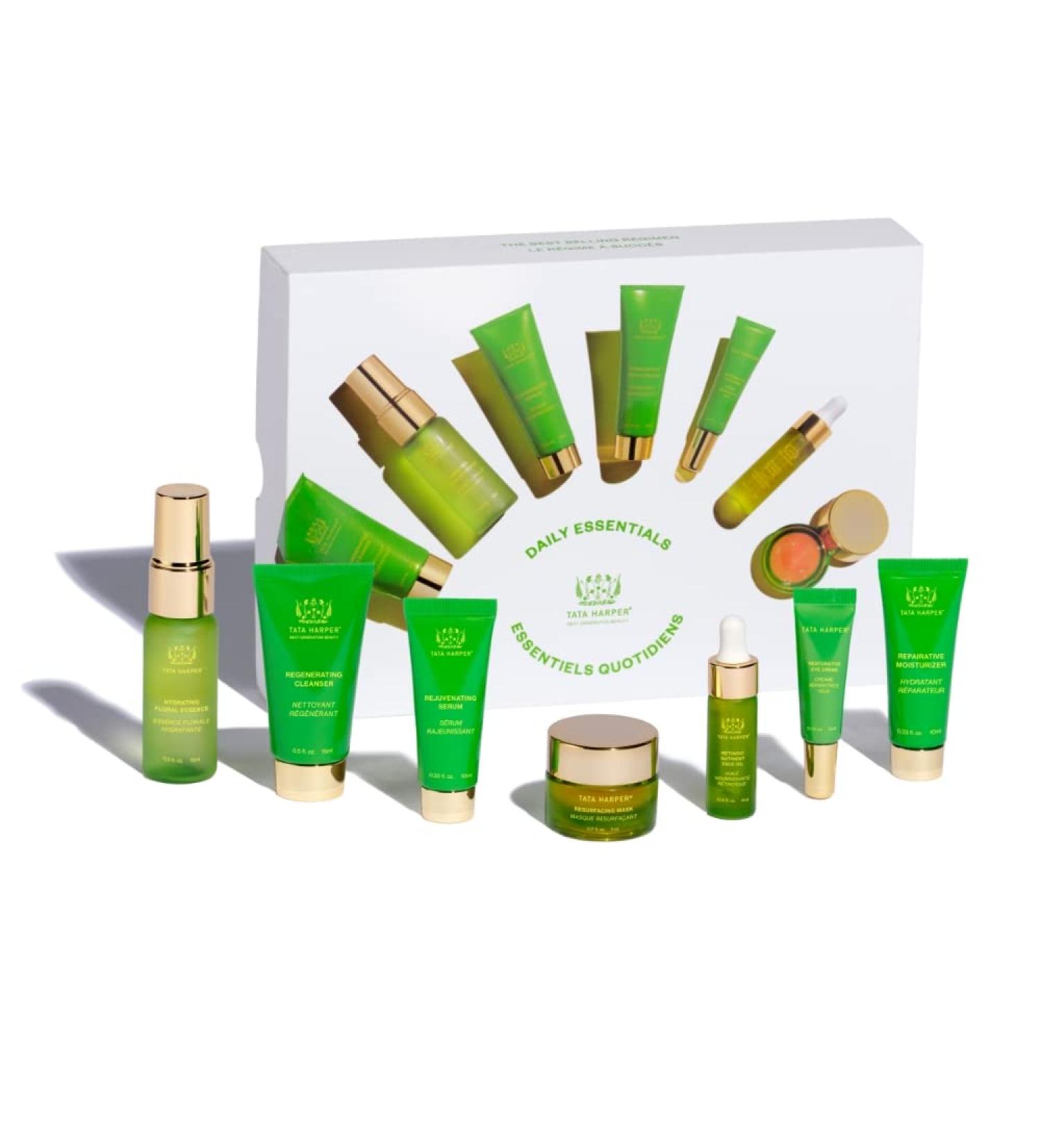 Tata Harper Daily Essentials Set | 7-step Routine for Trial & Travel