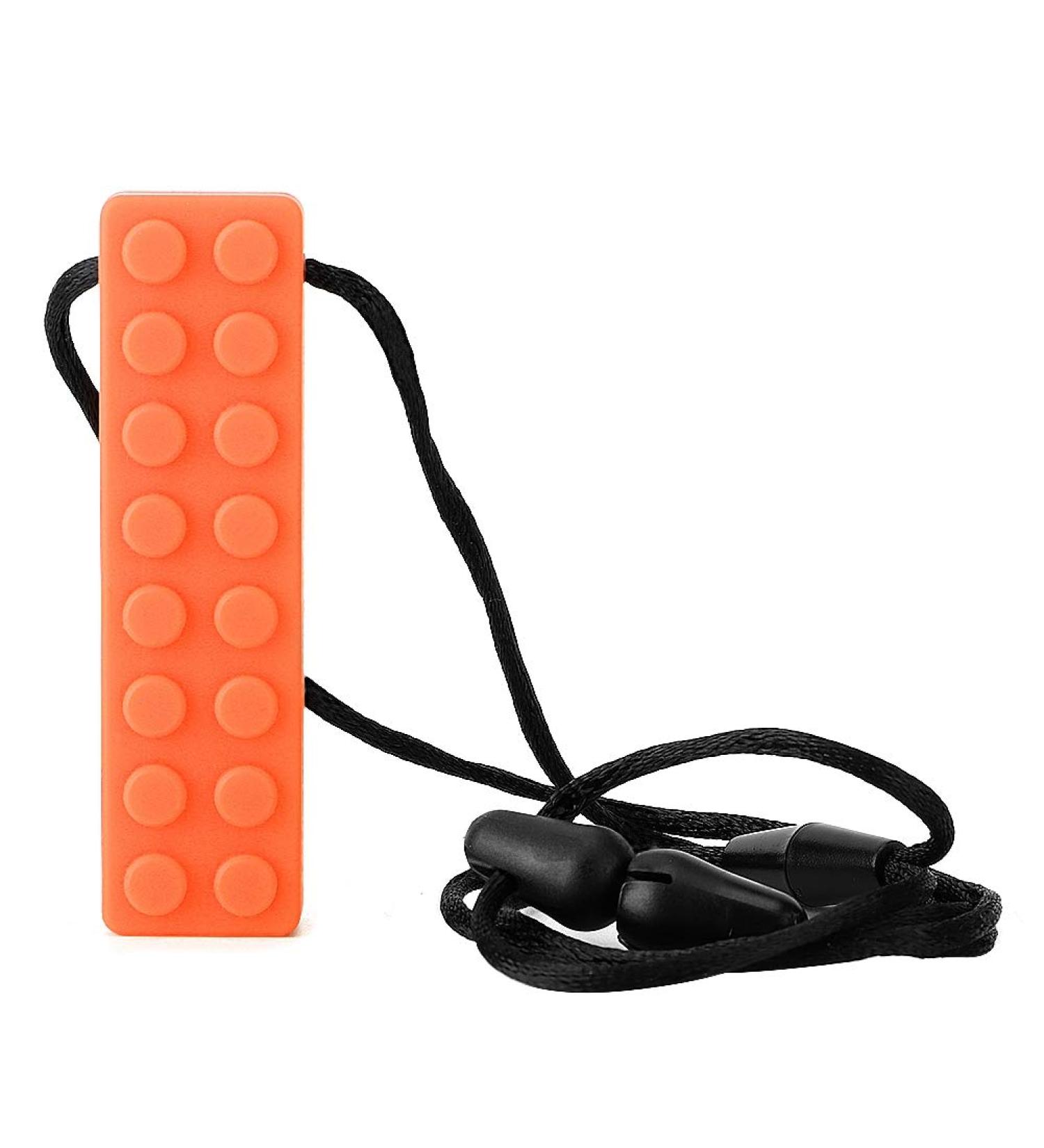 Lantuqib Teething Teether for Autism & ADHD | Safe Teether for Kids Over 3 Years | Orange Color | International Shipping - Buy Online on GoSupps.com