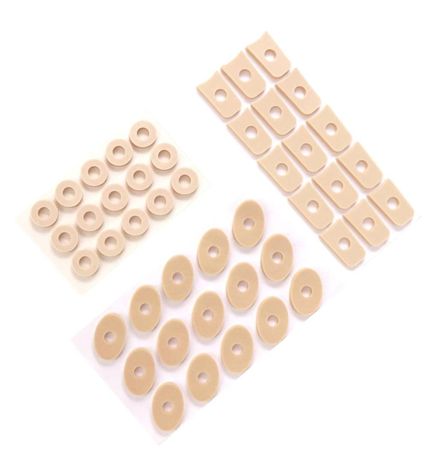 Healifty Callus Pads - Soft Corn Cushions for Women - Toe Protectors Against Pain and Blisters - 3 Piece Set - Buy Online on GoSupps.com