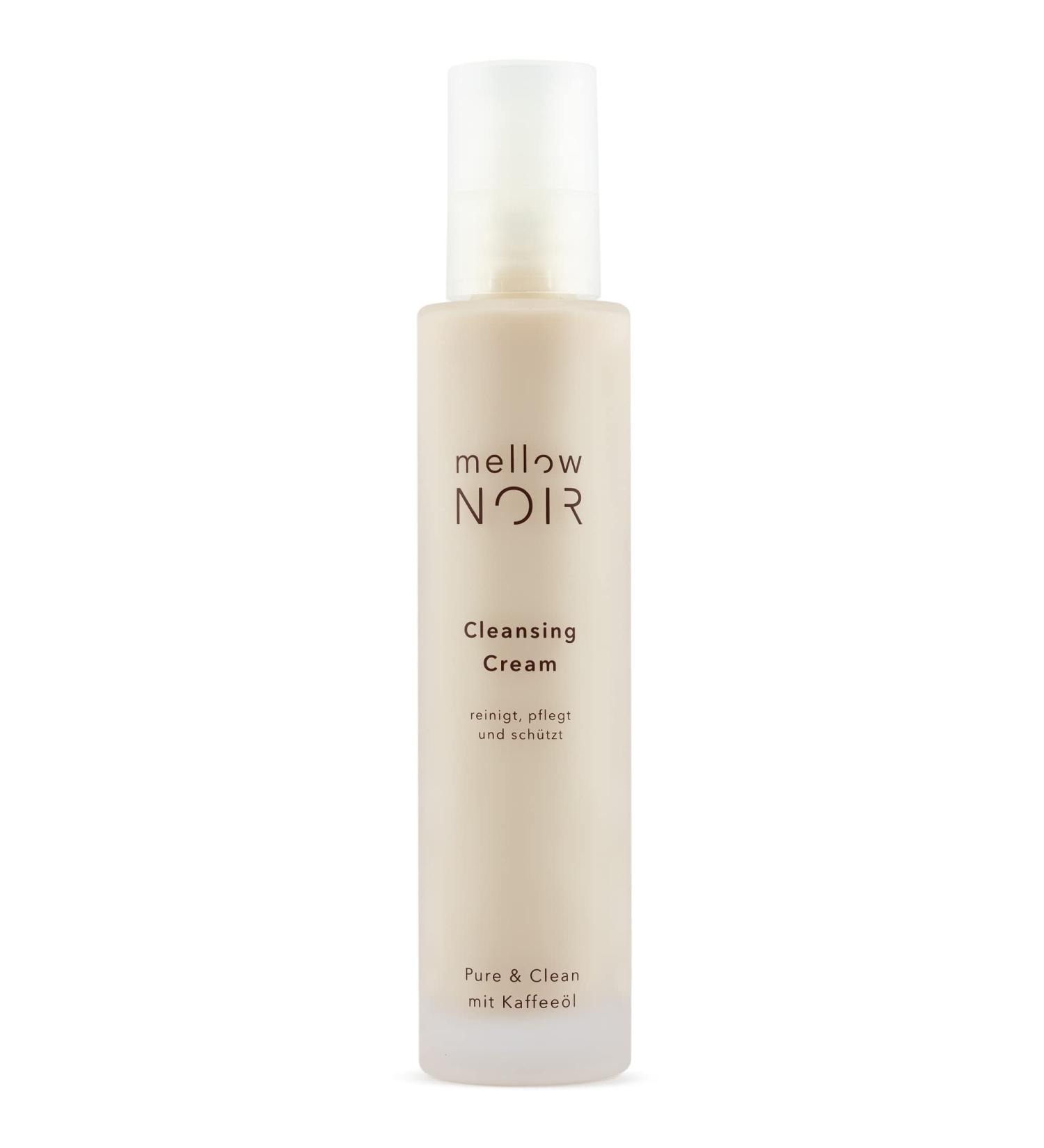 Mellow Noir Cleansing Cream | Vegan & Climate-Neutral | Natural Facial Cleanser & Waterproof Make-Up Remover | 150ml Certified Cosmetics - Buy Online on GoSupps.com