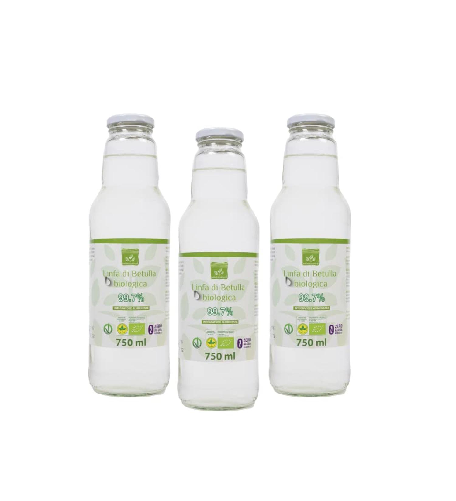 Benessence - Organic Birch Sap - 3 x 750 ml - Buy Online on GoSupps.com