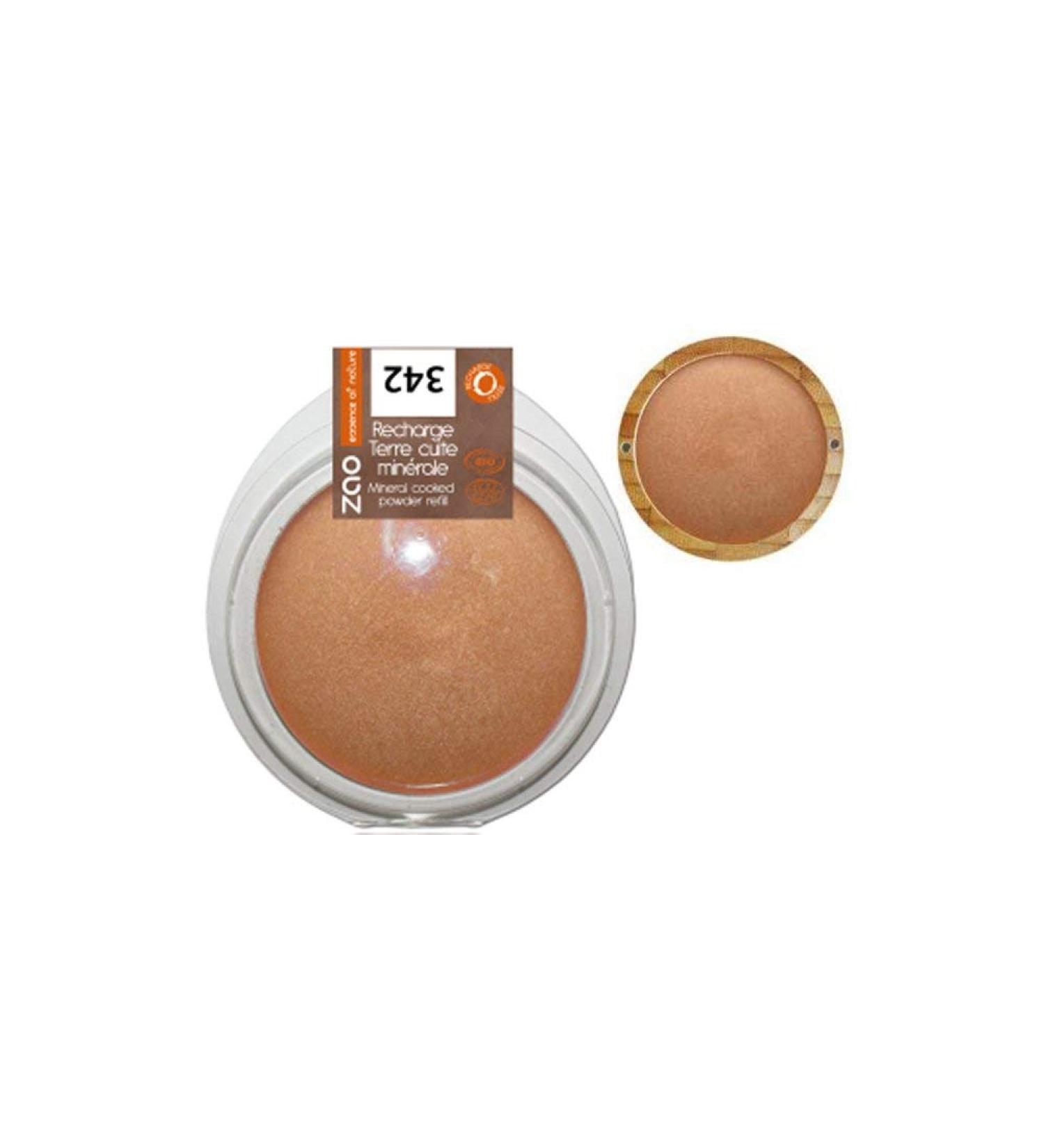 Zao Organic Terracotta Refill Pack 9 g Color: Bronze Copper No. 342