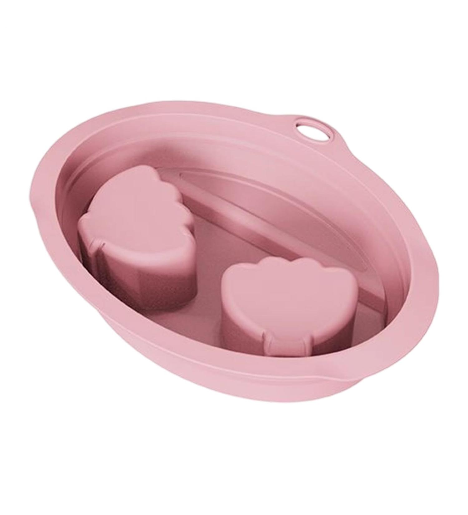 G n rique Bol Ongles pour Trempage | Bassin de Manucure pour D capage Bol de Trempage Compact en Silicone pour Maison & Institut Rose - Buy Online on GoSupps.com