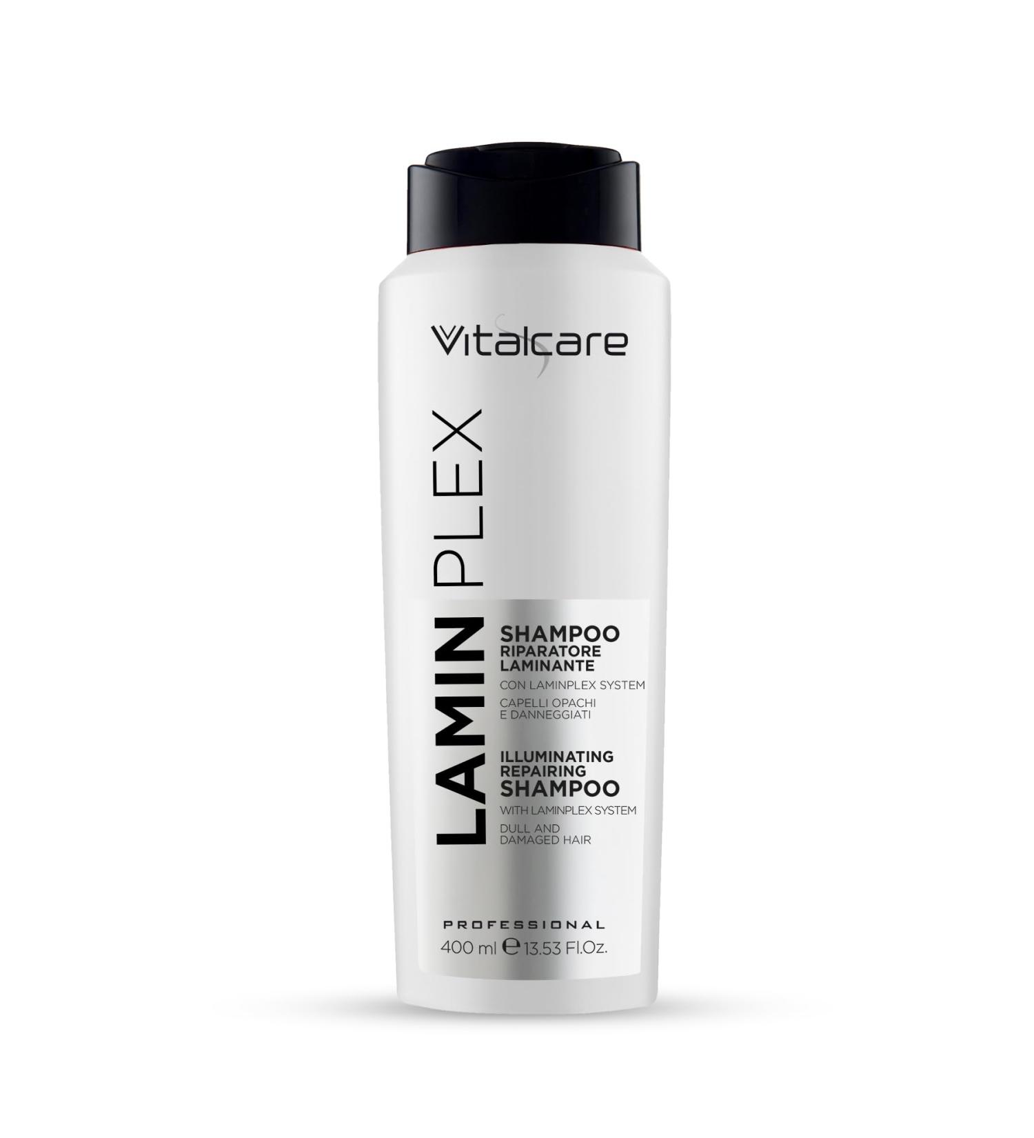  Vitalcare VITALCARE Laminplex Repairing Shampoo Laminplex System for dull and damaged hair 400 ml - Buy Online on GoSupps.com