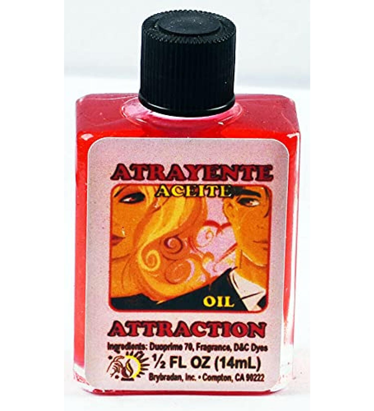 MW 1 PIECE BRYBRADAN ATTRACTION SPIRITUAL OIL ATRAYENTE ACEITE ESPIRITUAL 1/2 FL OZ 14.7ML
