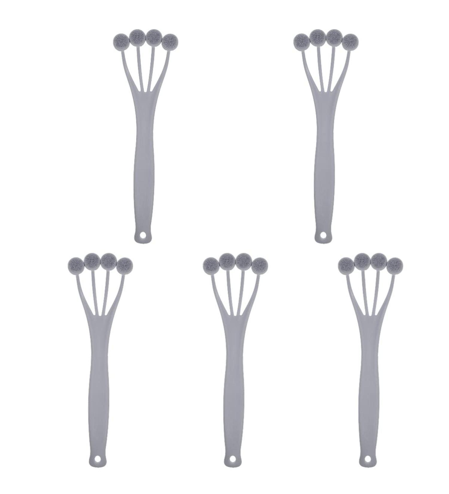 Cleaning Brush 5 PCS Exfoliating Facial Brush Face Exfoliating Wash Brush Face Wash Brush Face Massager Facial Cleansing Brush - Buy Online on GoSupps.com