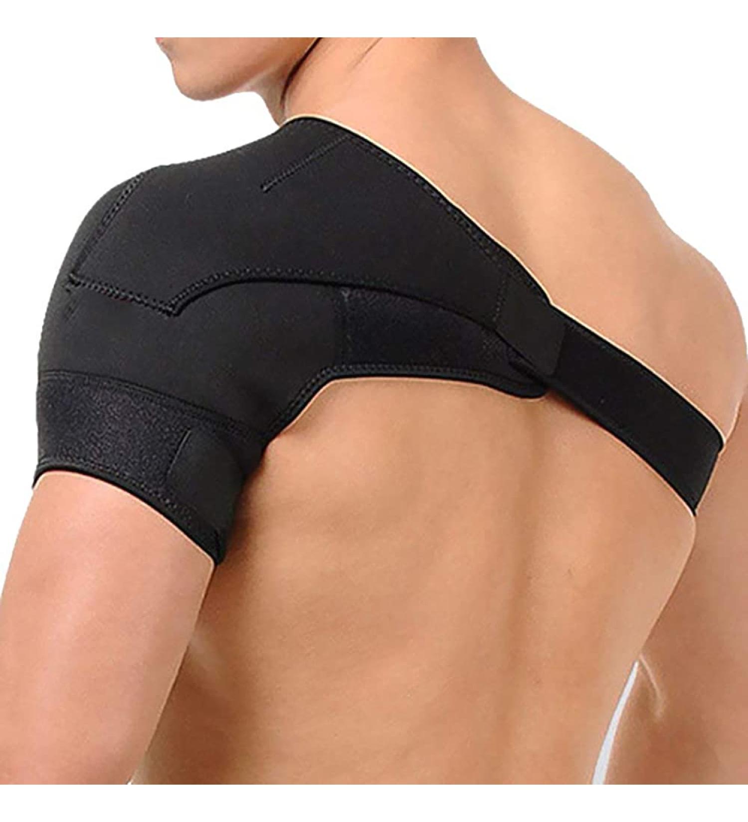 Buy Solo Actfit Adjustable Neoprene Shoulder Bandage - Injury Support & Pain Relief for Right & Left Arm - Elastic Sports Cuffs - Buy Online on GoSupps.com
