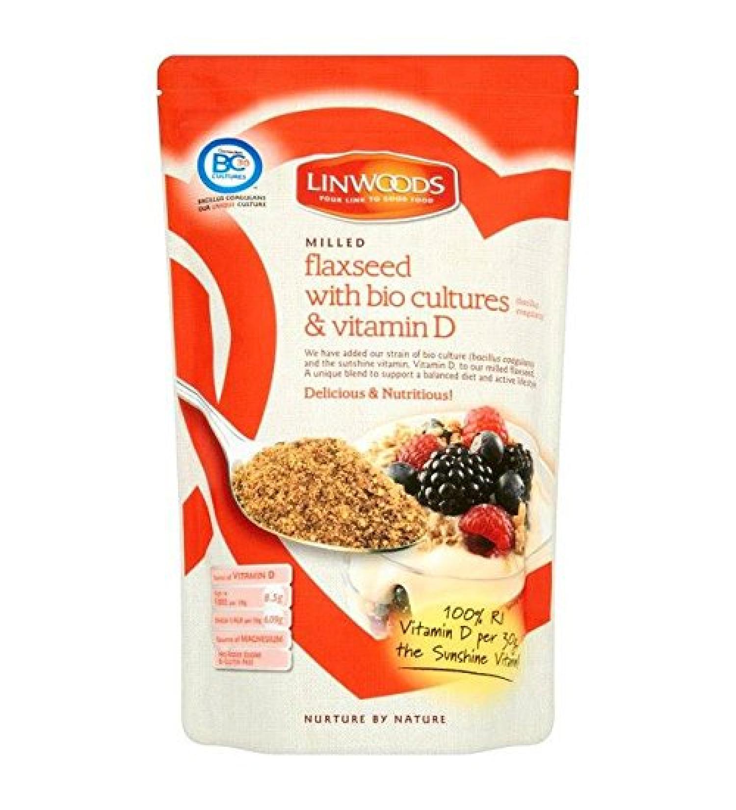 Linwoods Linwoods Flaxseed ground with organic cultivation and vitamin D 360g