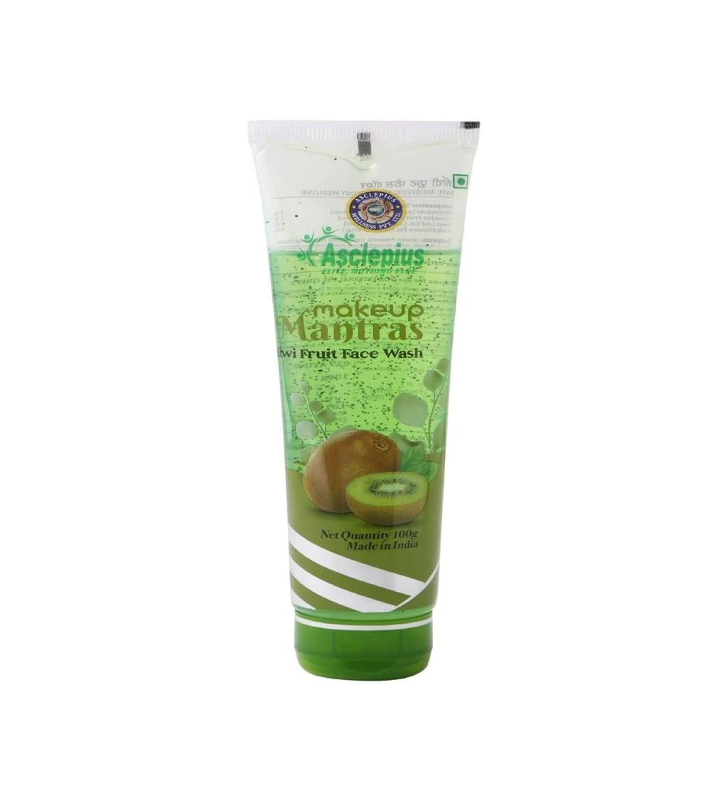 Makeup Mantras Kiwi Fruit Face Wash - Refreshing Cleanser for Glowing Skin 100ml
