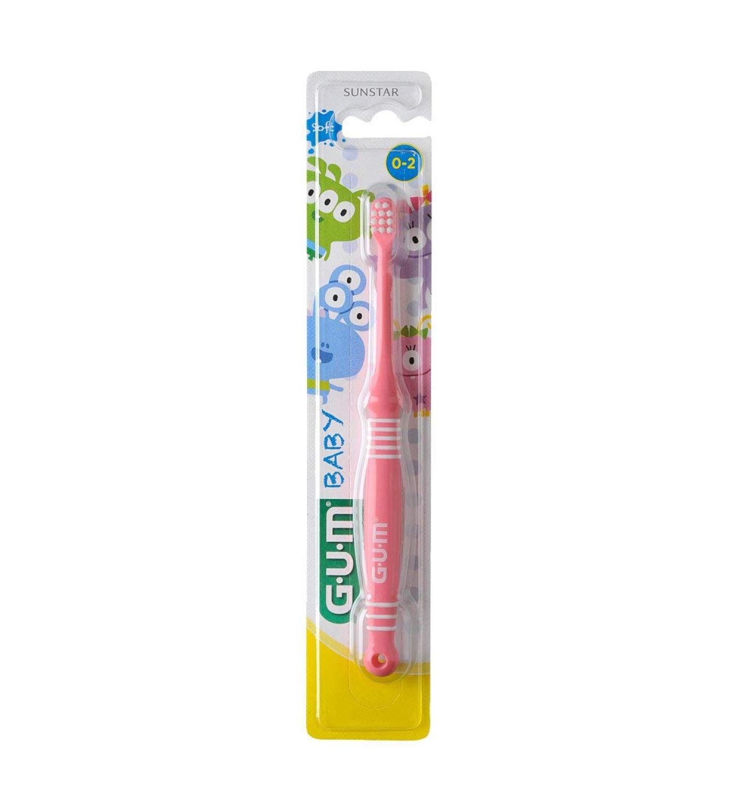 Gum baby toothbrush Monster 0-2 years