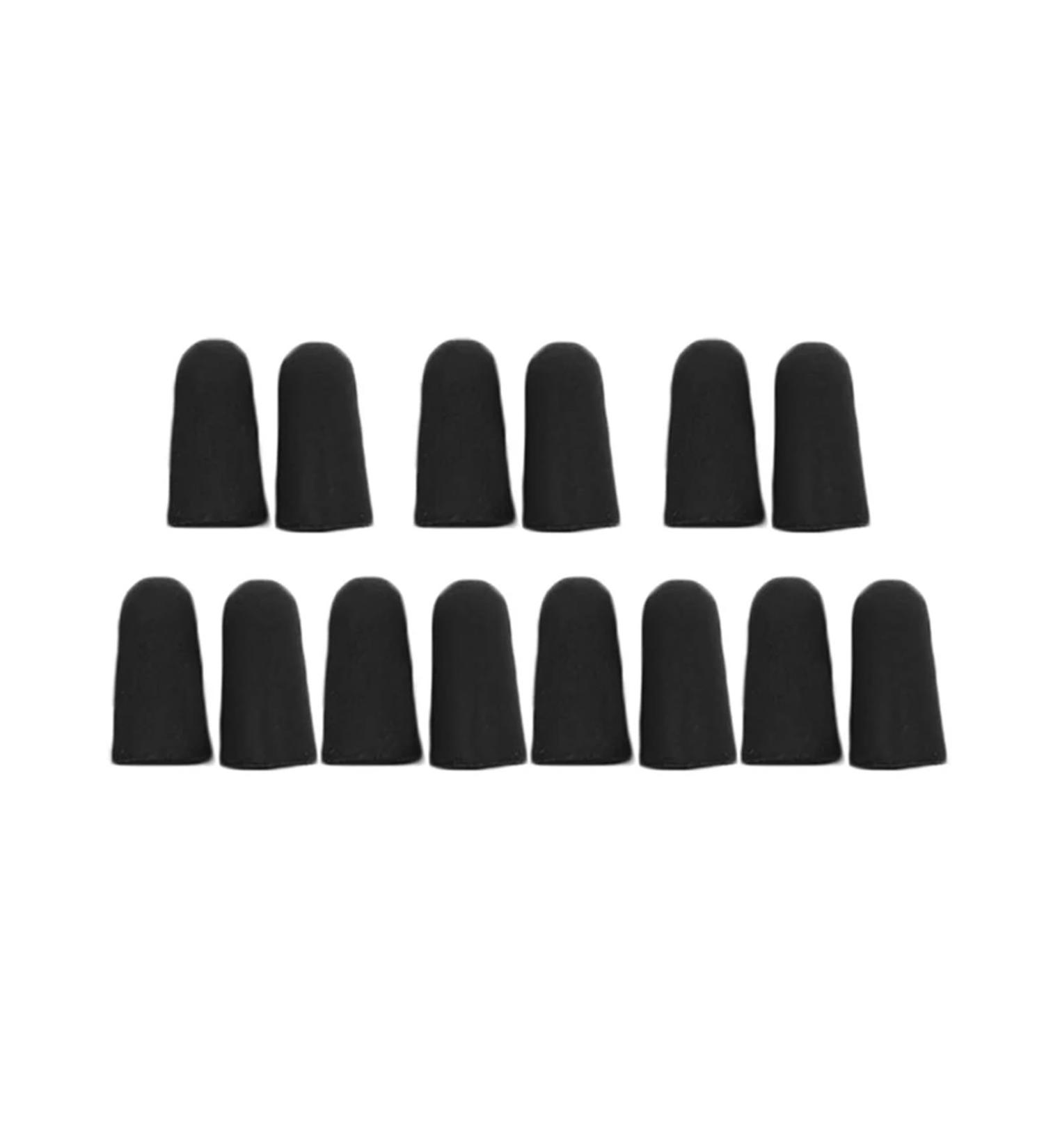 10 Pairs Soft Black Foam Ear Plugs - Travel Sleep Noise Reduction - Tapered Design for Ultimate Comfort - Buy Online on GoSupps.com