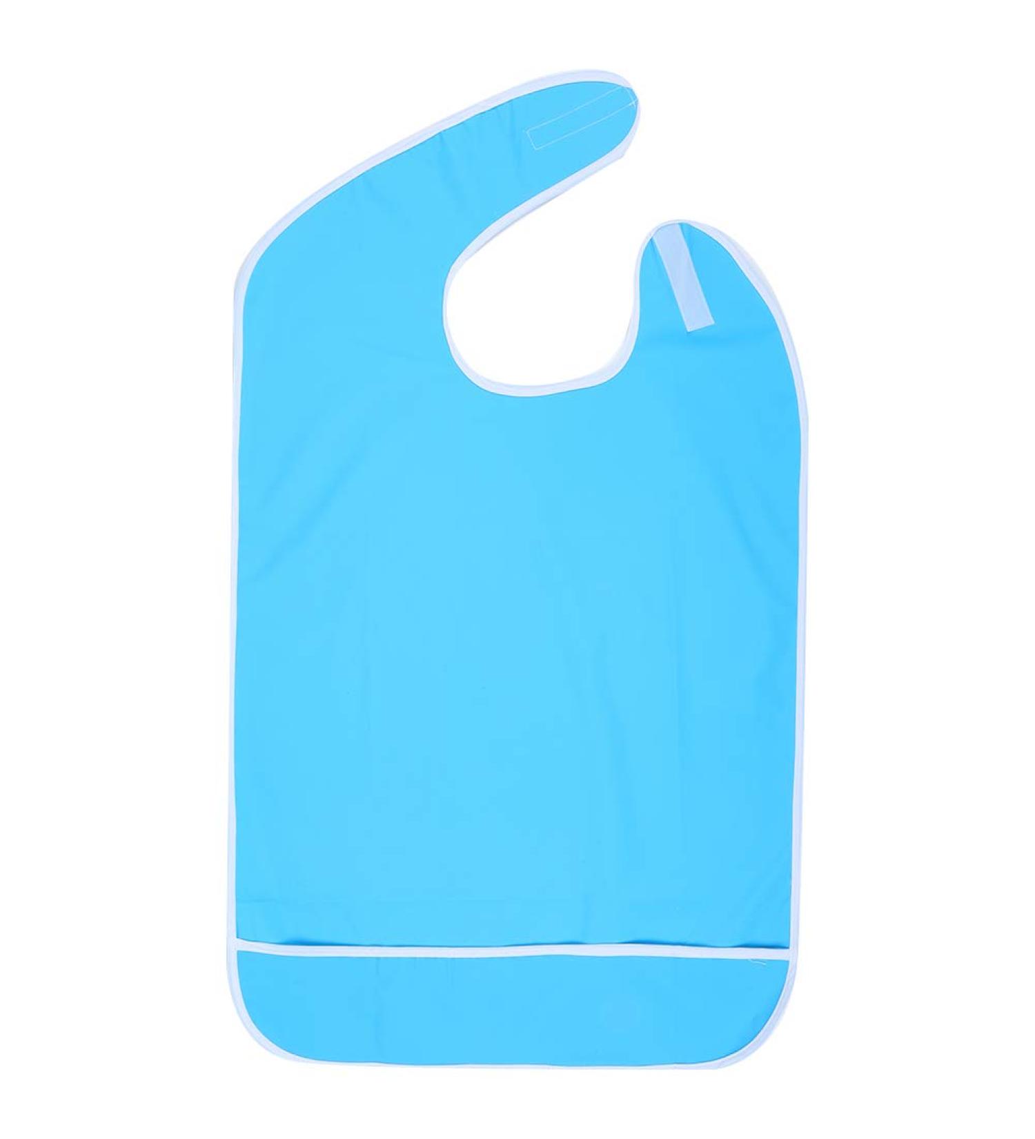 Waterproof & Oil-Repellent Adult Libs for Seniors - Reusable Washable with Velcro Fastener - Blue 50x80 cm - Buy Online on GoSupps.com