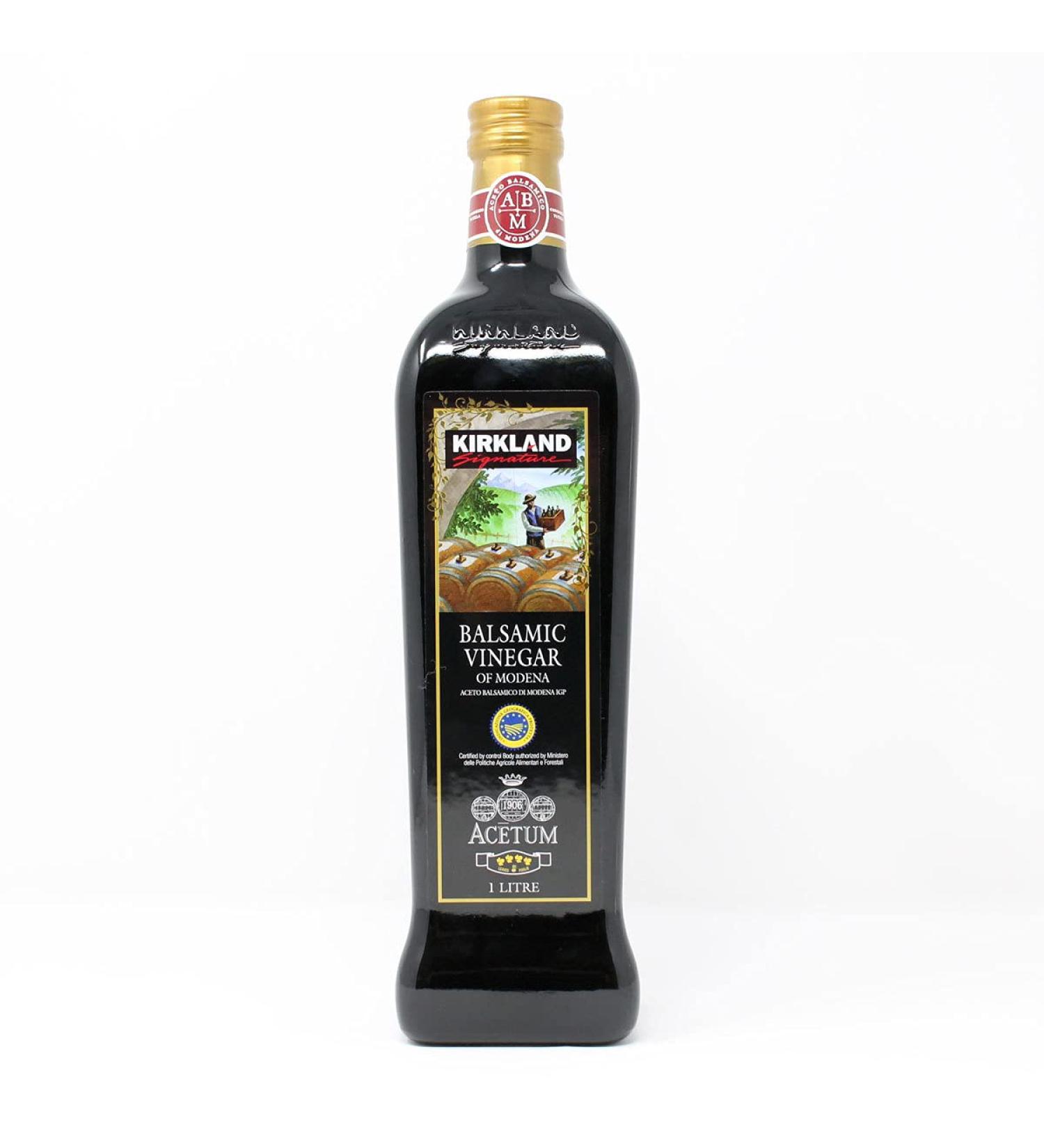 KIRKLAND SIGNATURE 1 LTR Balsamic Vinegar of Modena Italian Gluten Free - Buy Online on GoSupps.com