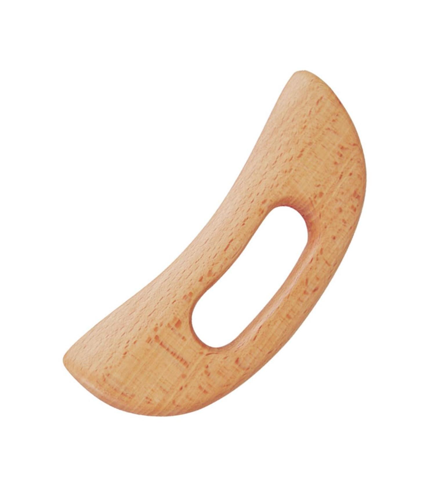 WJRQD Wooden Gua Sha Tool - Lymphatic Drainage Massage Device for Legs Back Face & Neck | Relieve Fatigue & Promote Wellness - Buy Online on GoSupps.com
