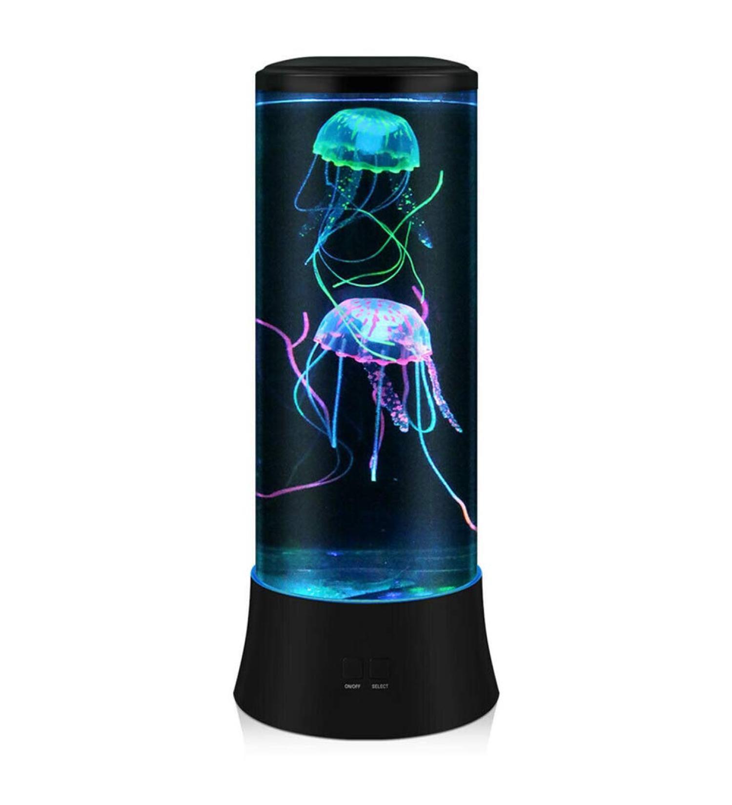 EDIER LED Fantasy Jellyfish Lava Lamp - 7 Color Setting Aquarium Mood Light for Home Office Decor - Great Gifts for Kids - Buy Online on GoSupps.com