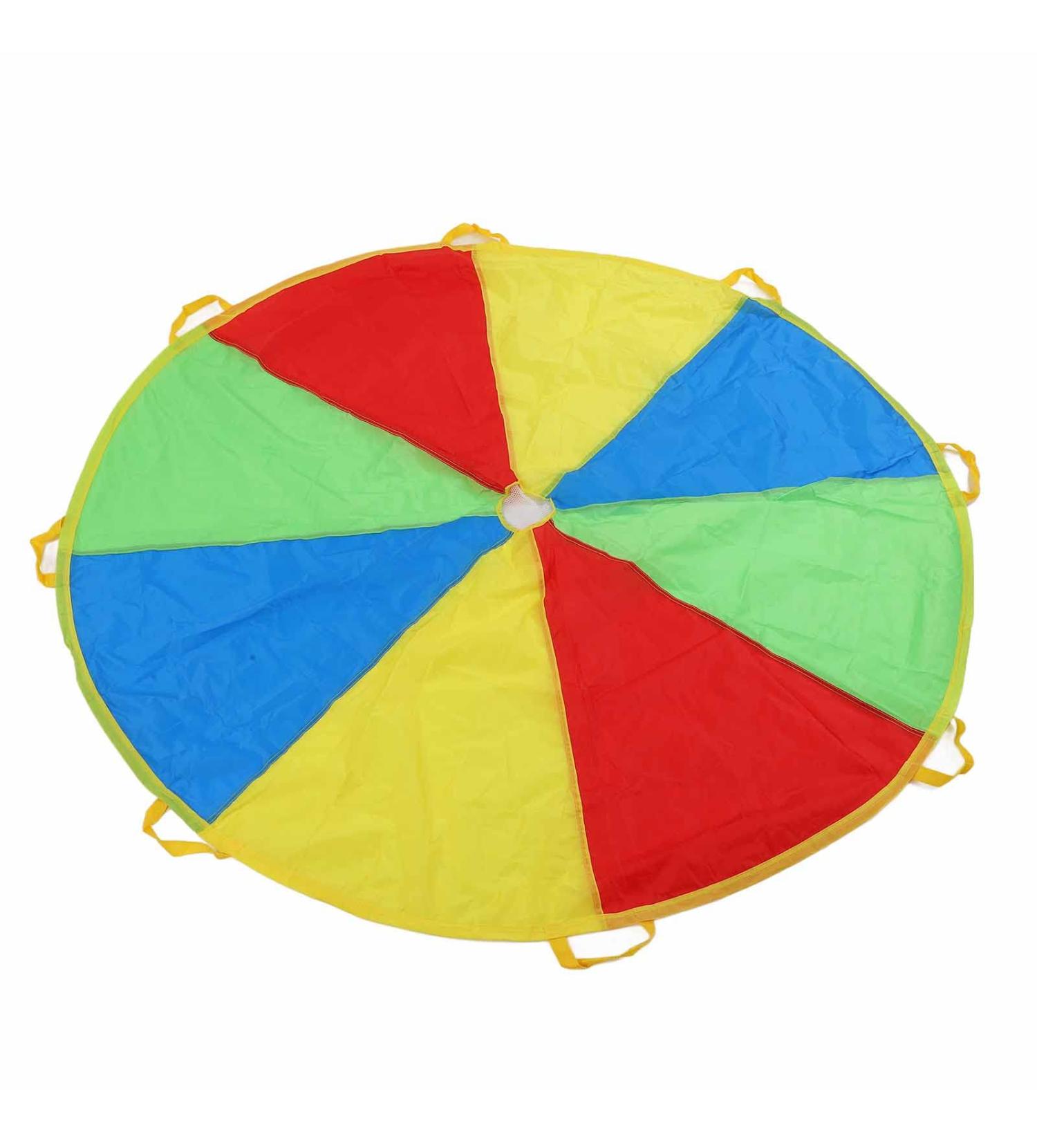 Dilwe Rainbow Umbrella Kids Play Parachute - Outdoor Activity Game Accessory - Buy Online on GoSupps.com