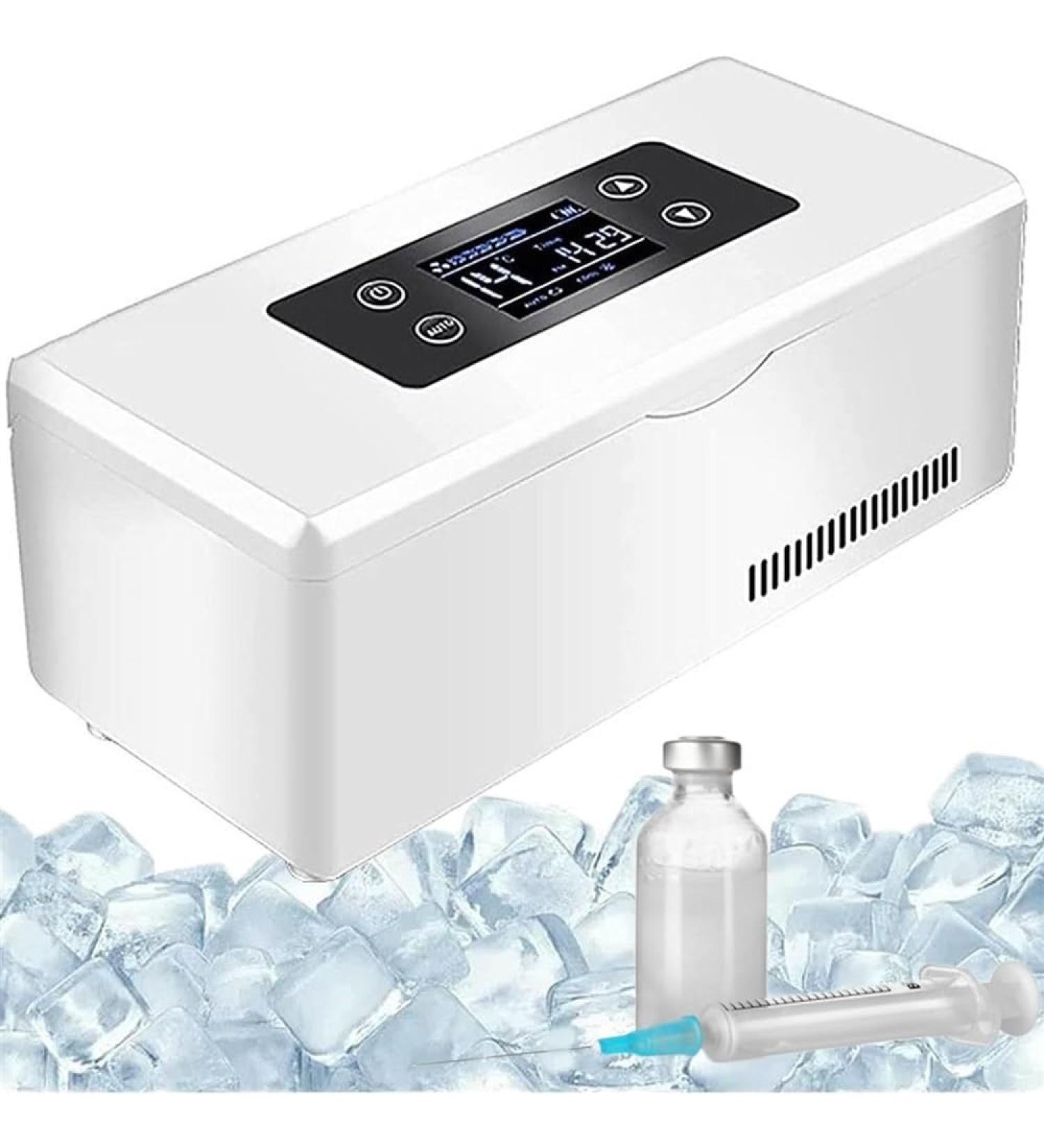 Insulin Cooler Box Constant Temperature 2-8 Mini Drug Refrigerator Mini Medicine Refrigerator With Rechargeable Battery For Car Travel Home (Color : 3battery) - Buy Online on GoSupps.com