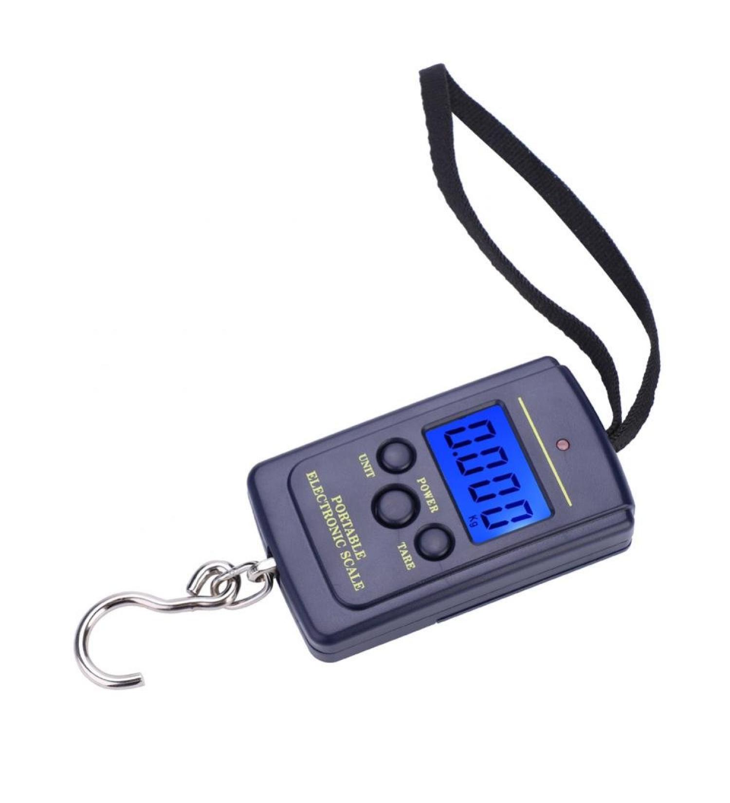 Buy Digital Hanging Fish Scales - 40kg Portable Angler Scale with LCD Display & Unit Options | International Shipping Available - Buy Online on GoSupps.com