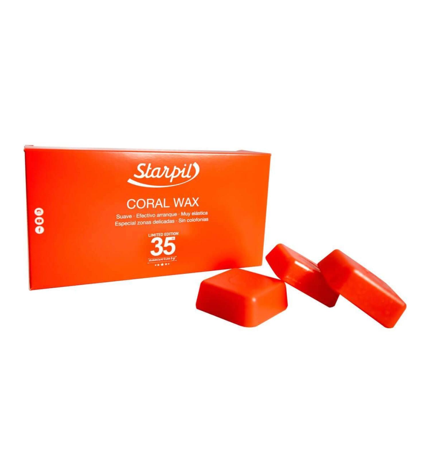 Buy Starpil Filmwax Coral 1kg Blocks - Premium Wax for Smooth Skin | International Shipping Available - Buy Online on GoSupps.com